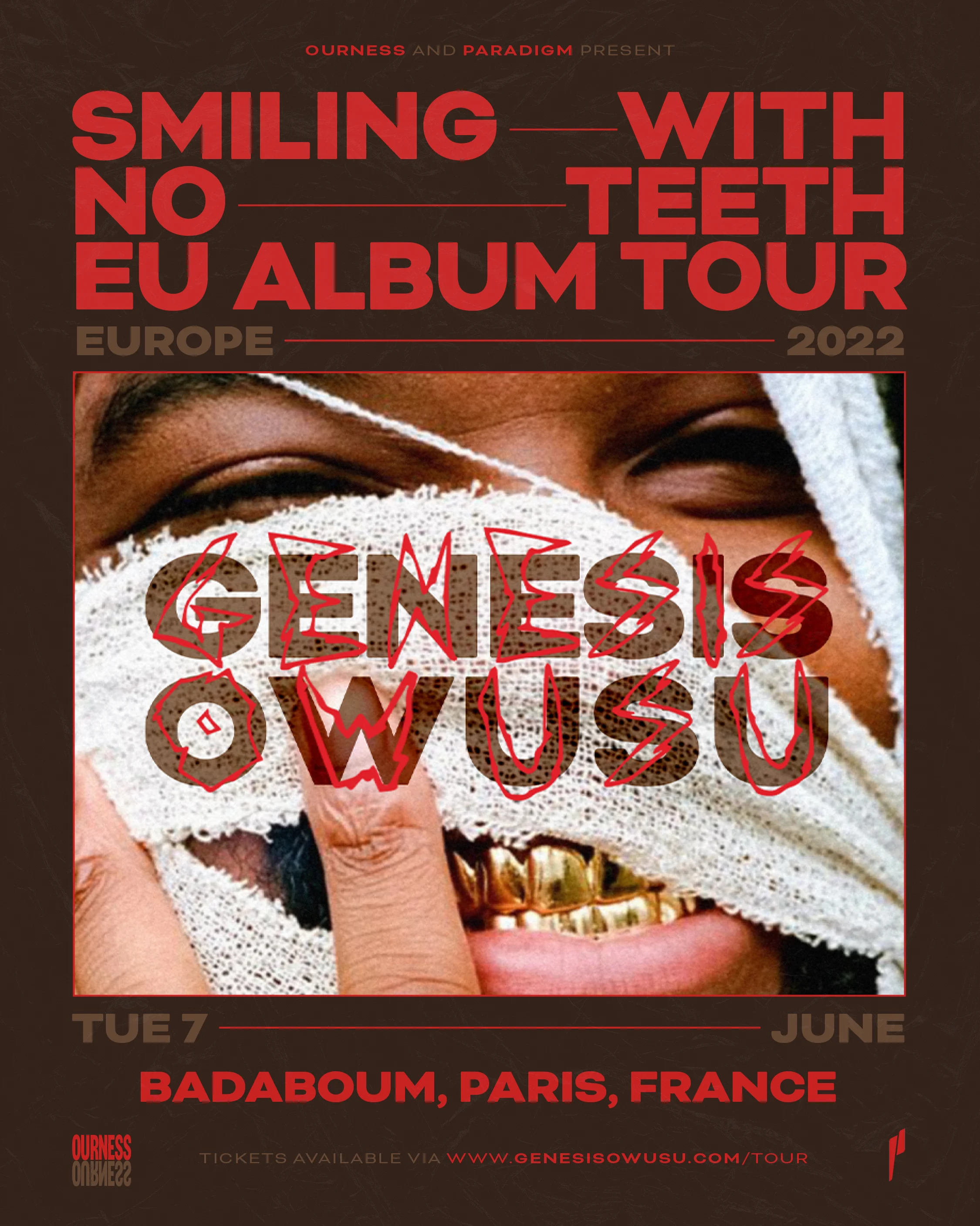 Concert — Genesis Owusu, Monjola