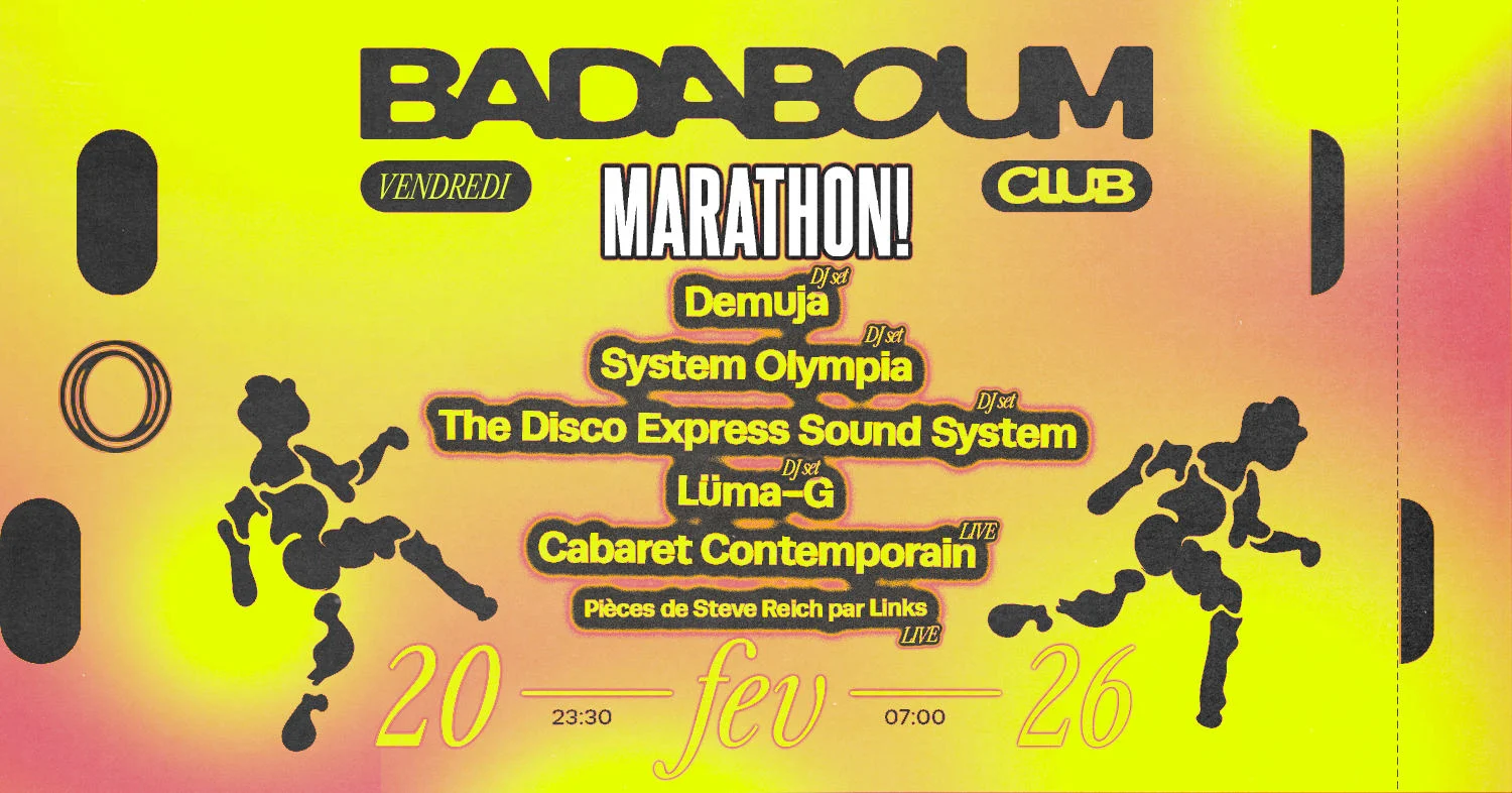 Club — Marathon! : Demuja, System Olympia, Lüma G & More