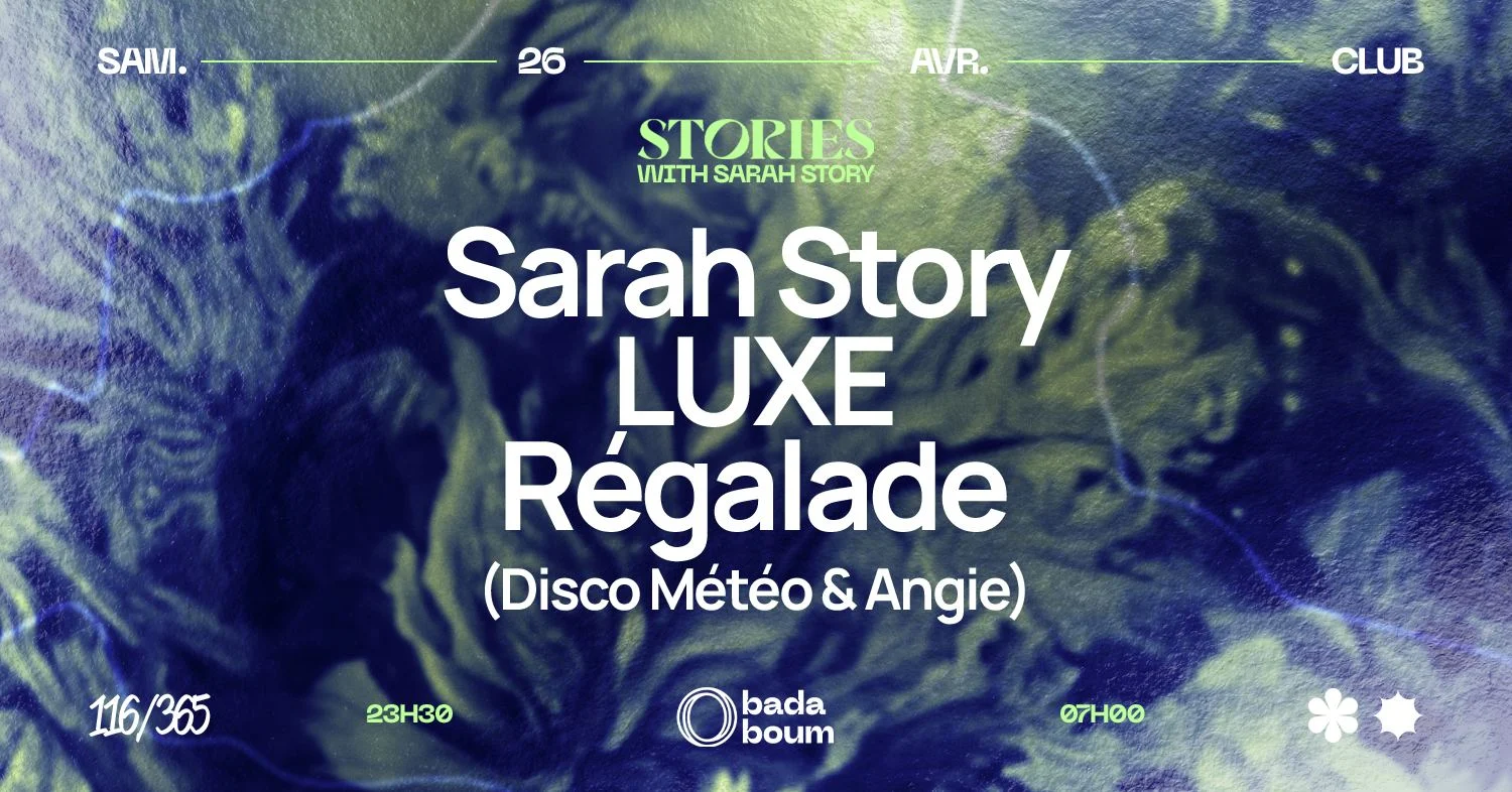 Club — Stories: Sarah Story (+) Luxe (+) Régalade