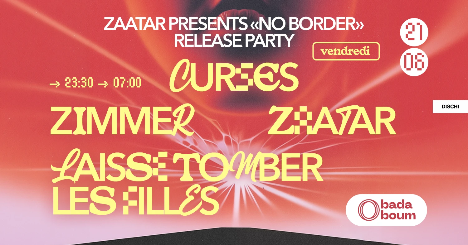 Club β Zaatar Presents No Border With Curses (+) Zimmer