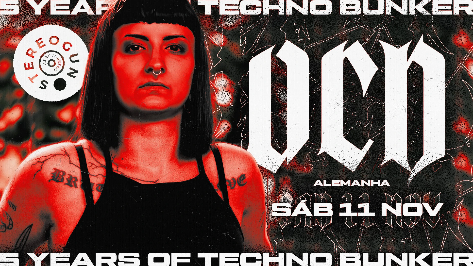 5 Years Of Techno Bunker - Ocd (Alemanha) Na Stereogun