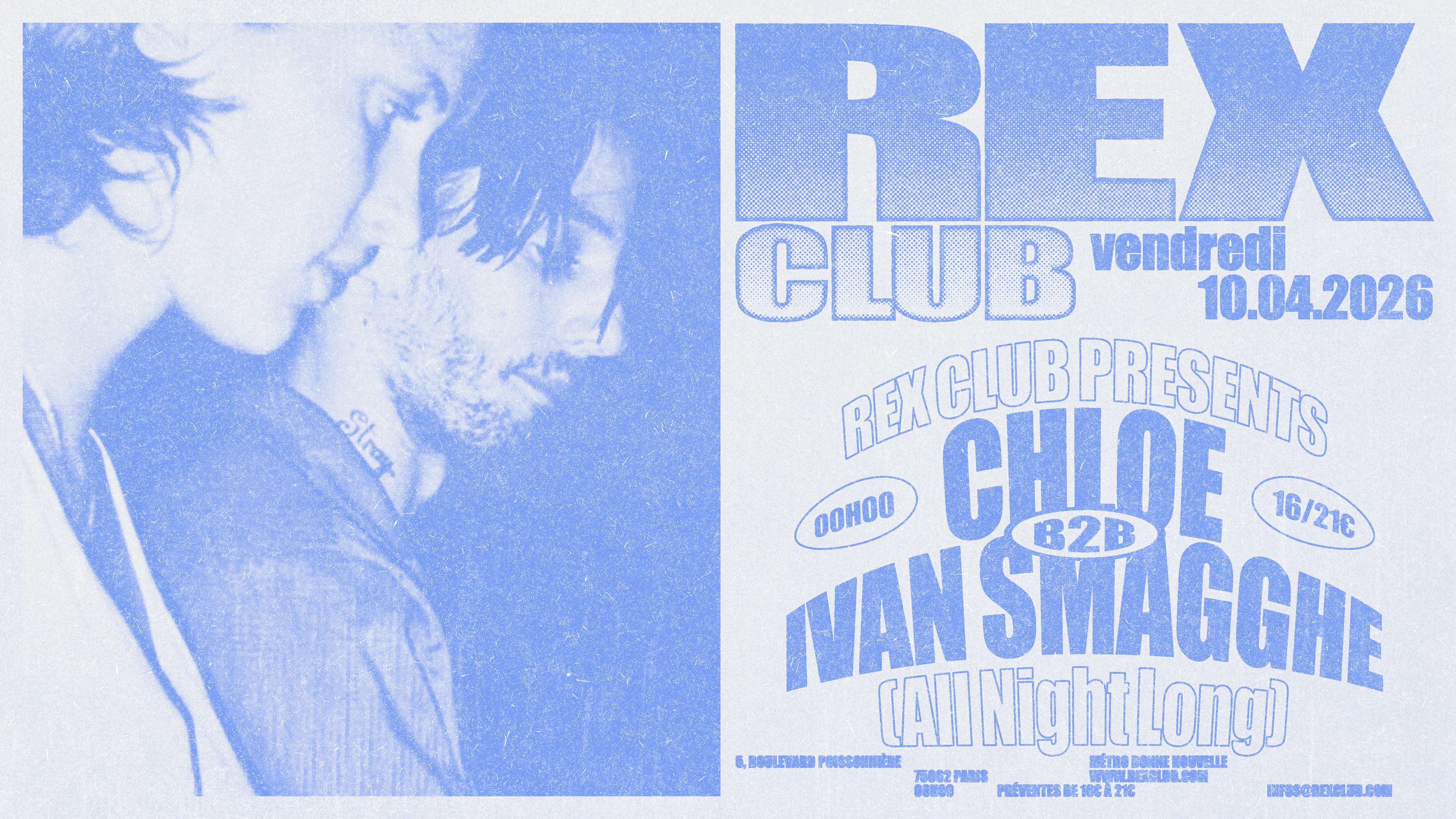Rex Club Presents: Chloé B2b Ivan Smagghe