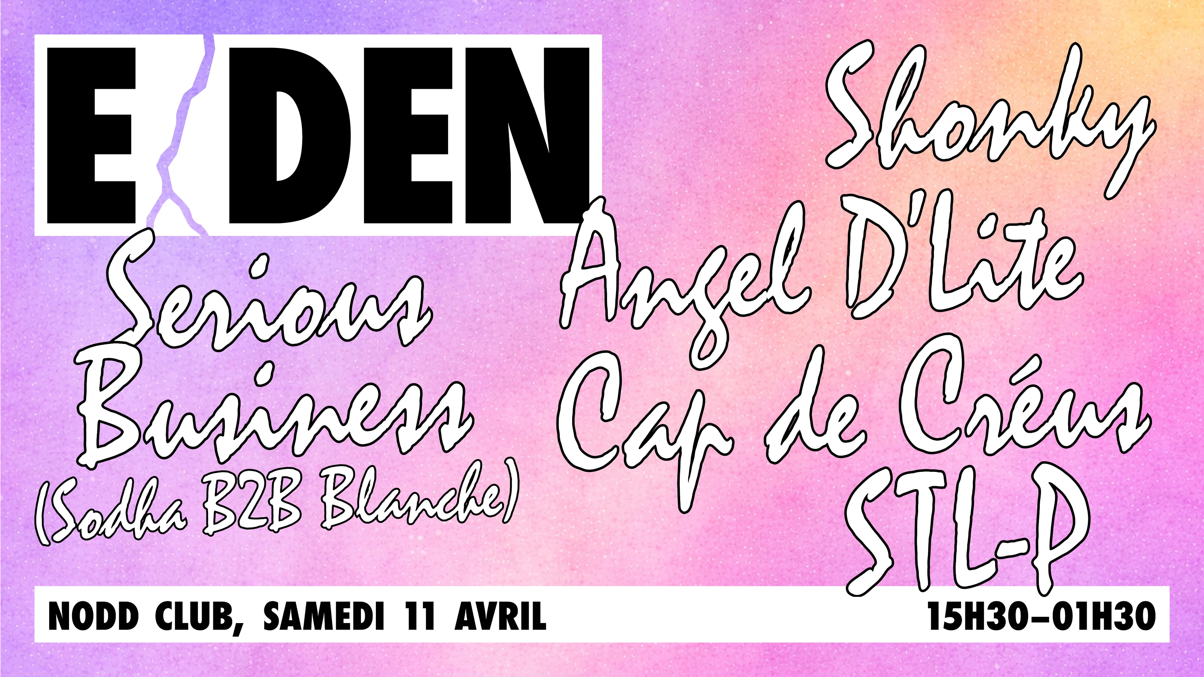 E/Den Day Party @ Nodd: Shonky, Angel D'lite, Stl-P & More