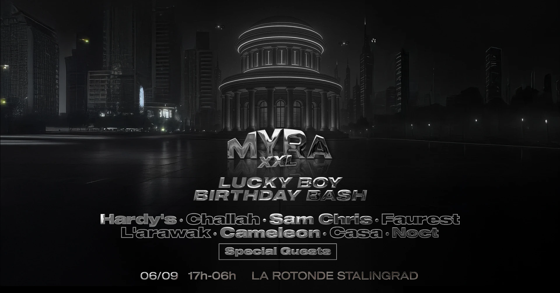 Places Dispo A L'entree - Myra Xxl - Lucky Boy Birthday Bash
