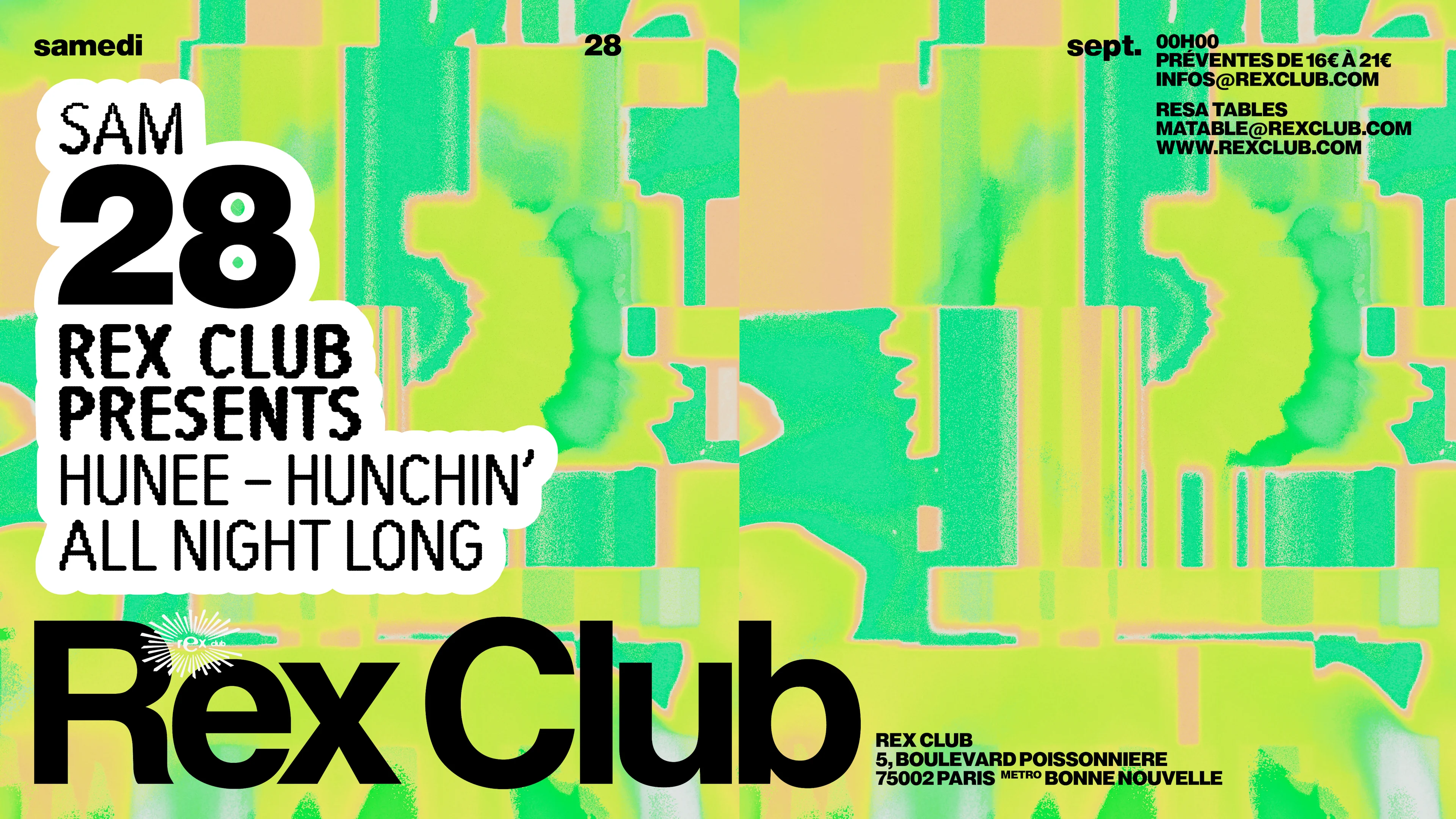 Rex Club Presents Hunee - Hunchin' All Night Long