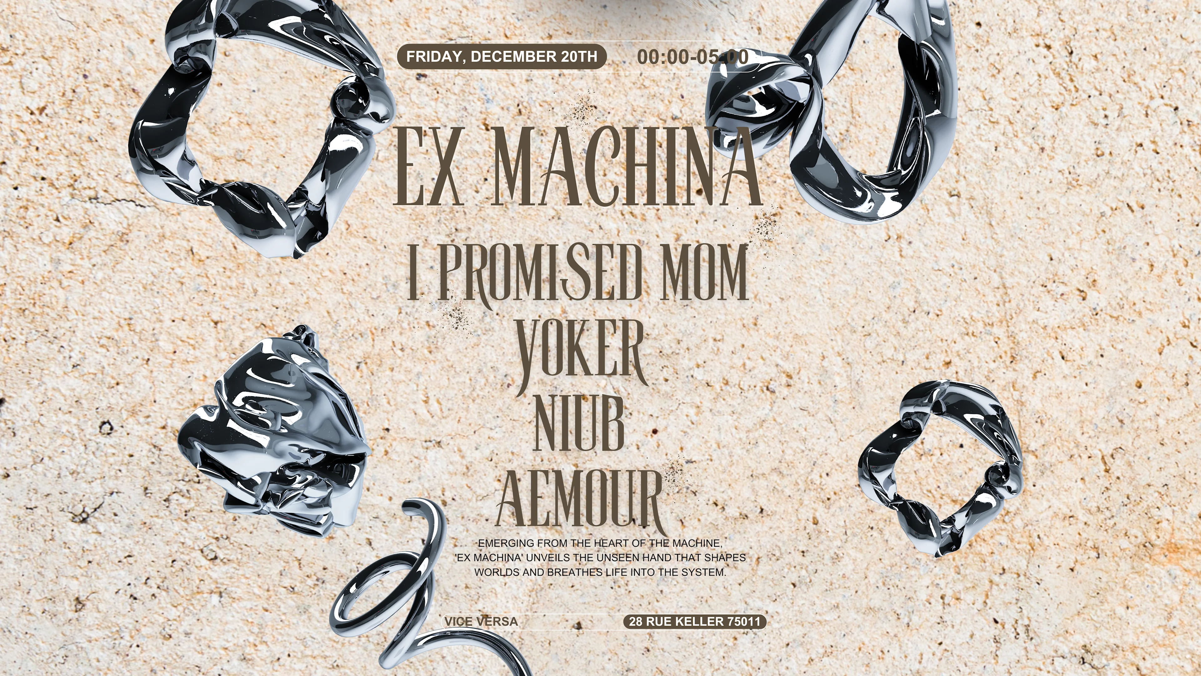 Ex Machina — I Promised Mom, Yoker, Niub & Aemour