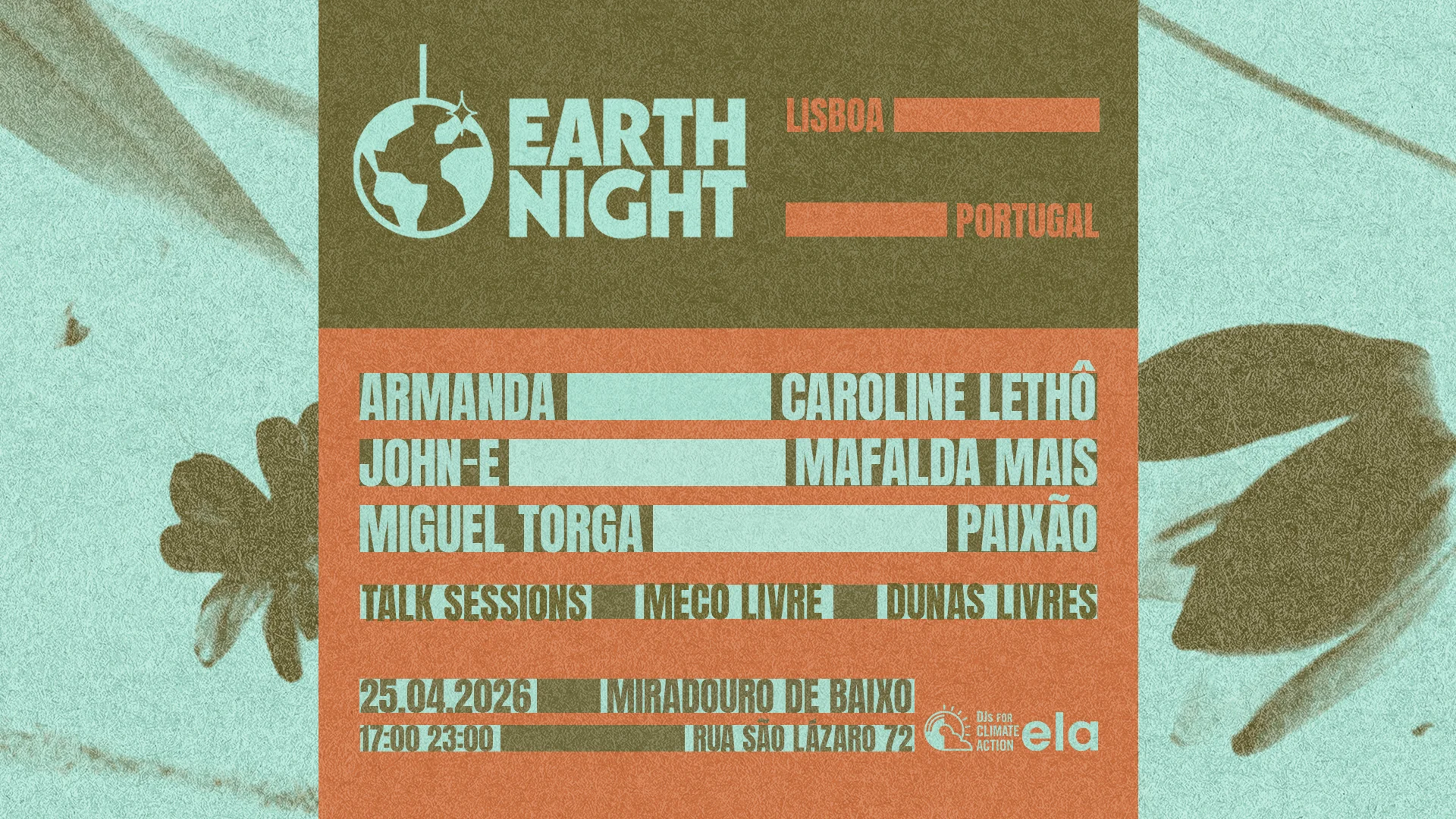Earth Night Lisboa 2026