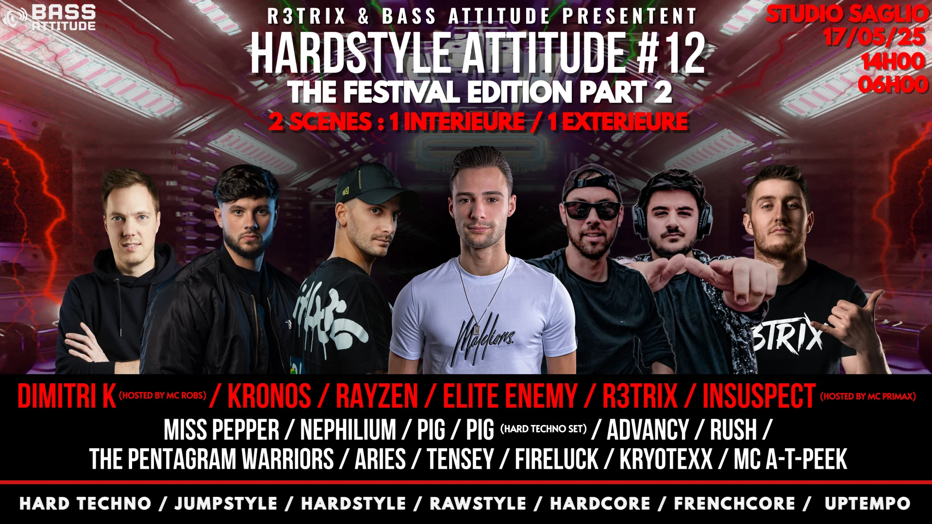 R3trix & Bass Attitude Présentent : Hardstyle Attitude #12