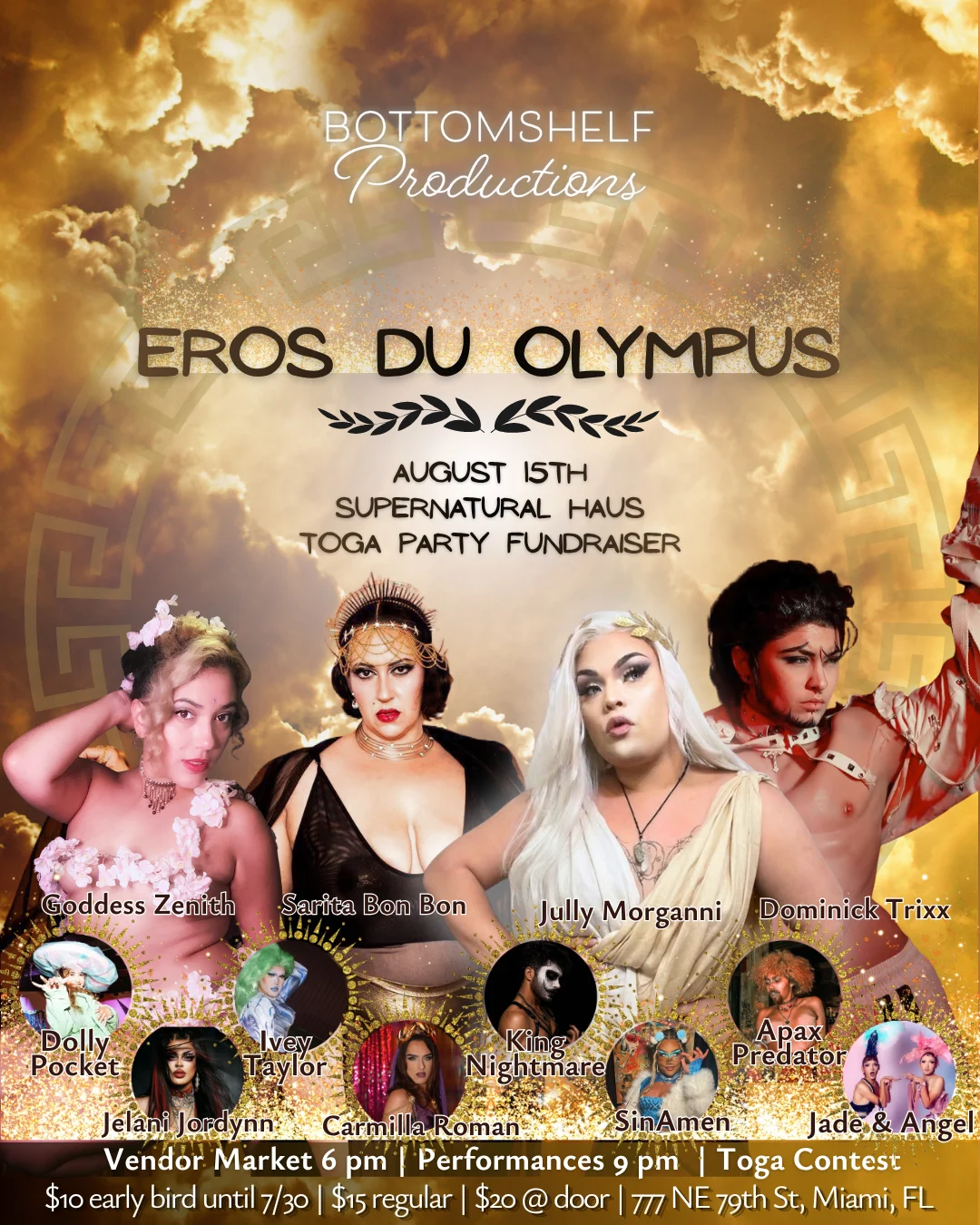 Eros Du Olympus: Toga Party, Drag Show & Fundraiser