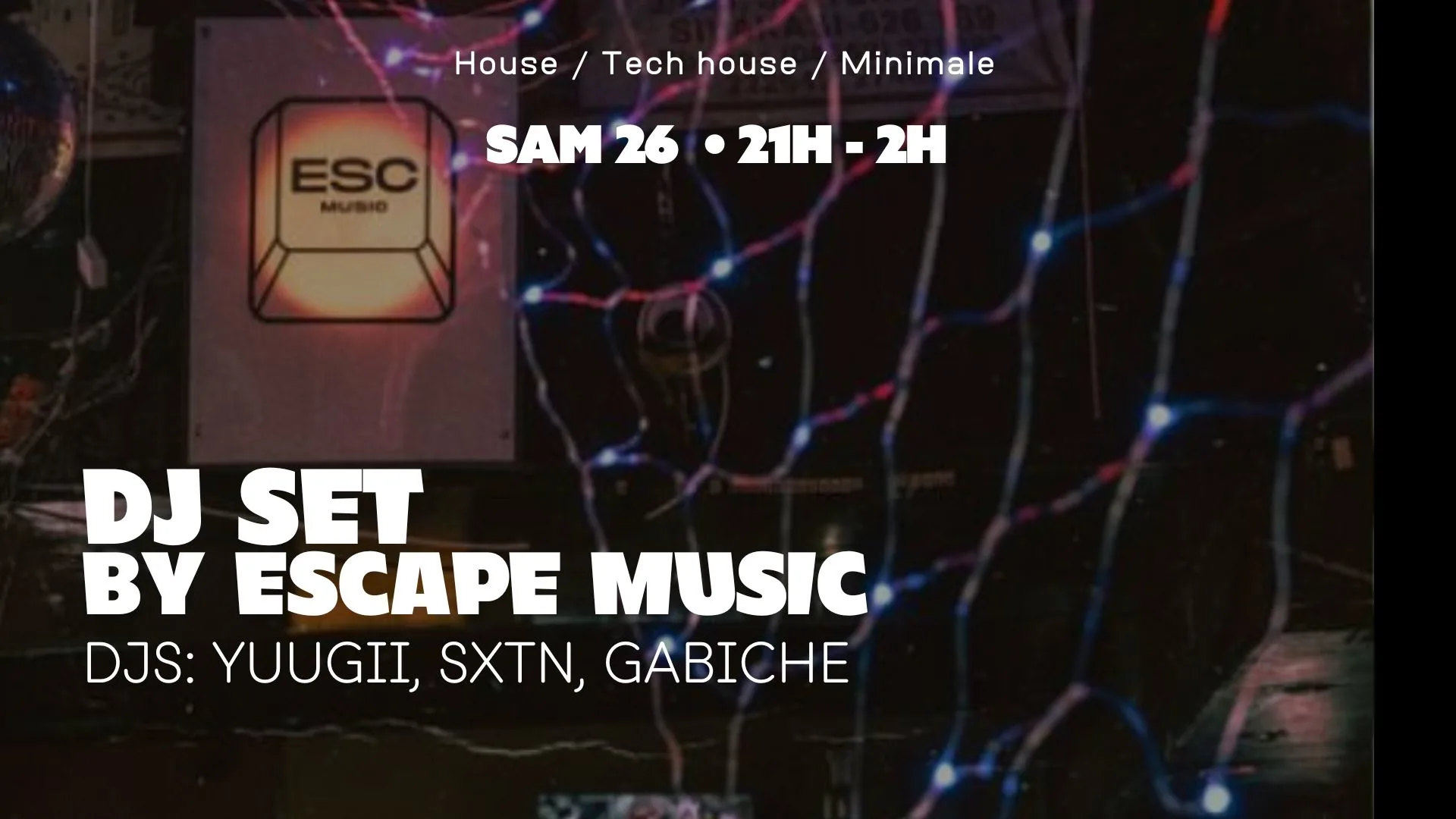 Escape Music Avec Yuugii, Sxtn Et Gabiche