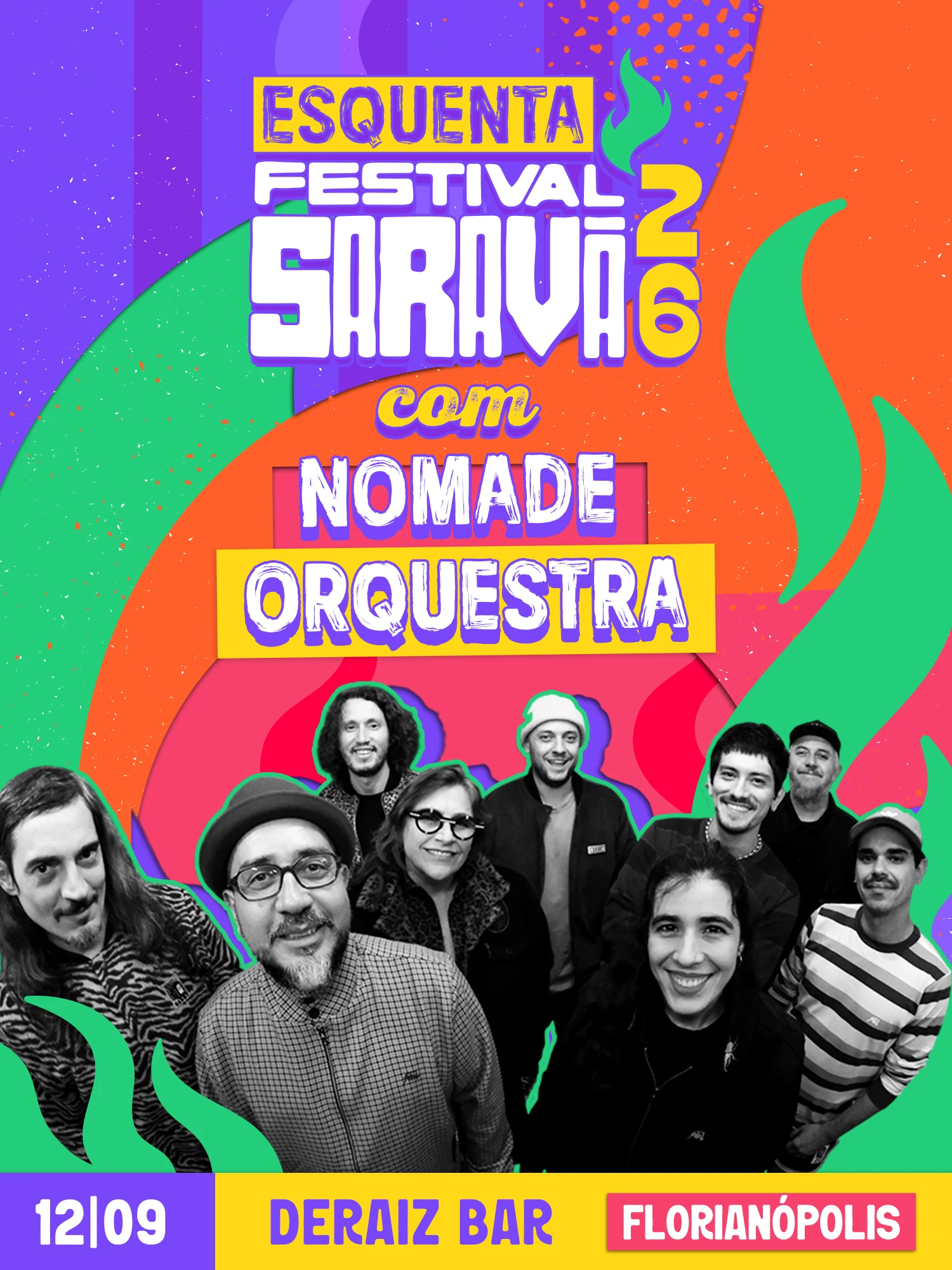 Esquenta Festival Saravá 2026 - Florianópolis