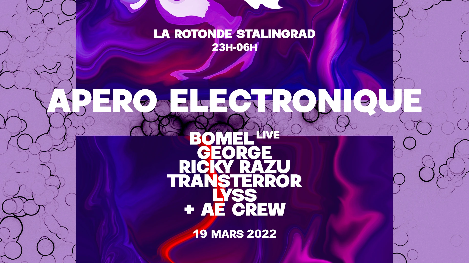 Apero Electronique Invite Ricky Razu, Transterror, George Et Bomel