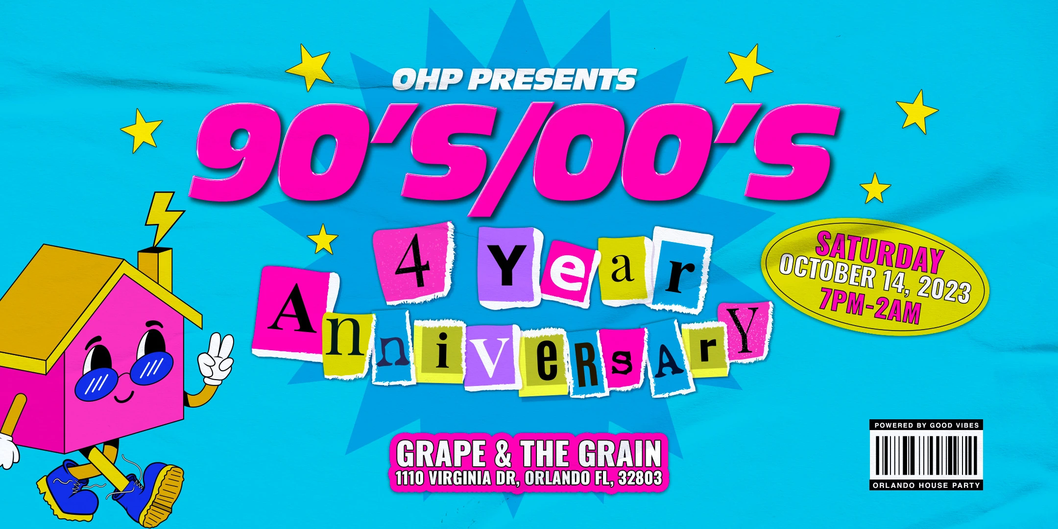 Ohp Presents: 90's / 00's 4 Year Anniversary Party!