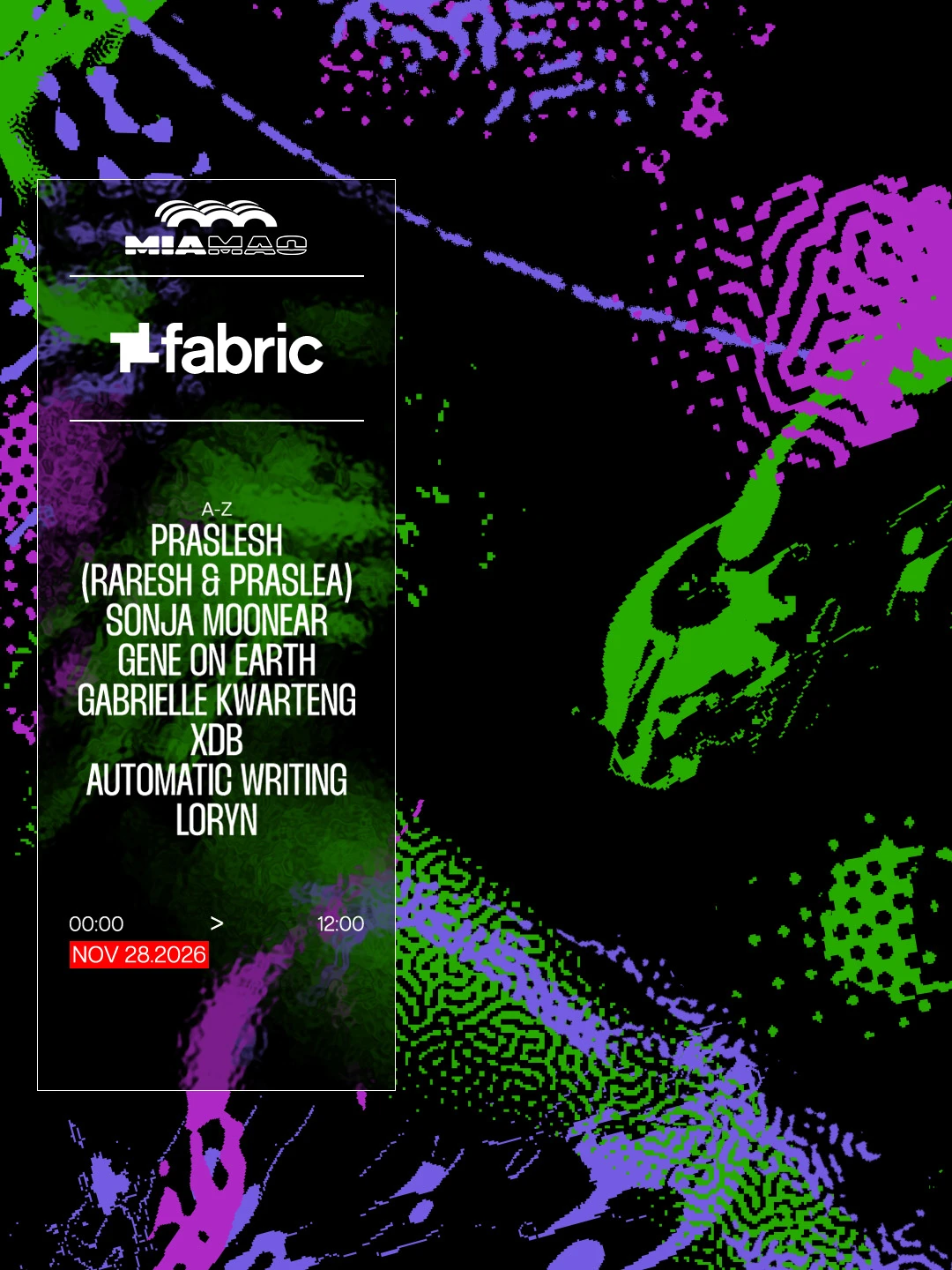 Fabric Paris · Extended 12 Hours