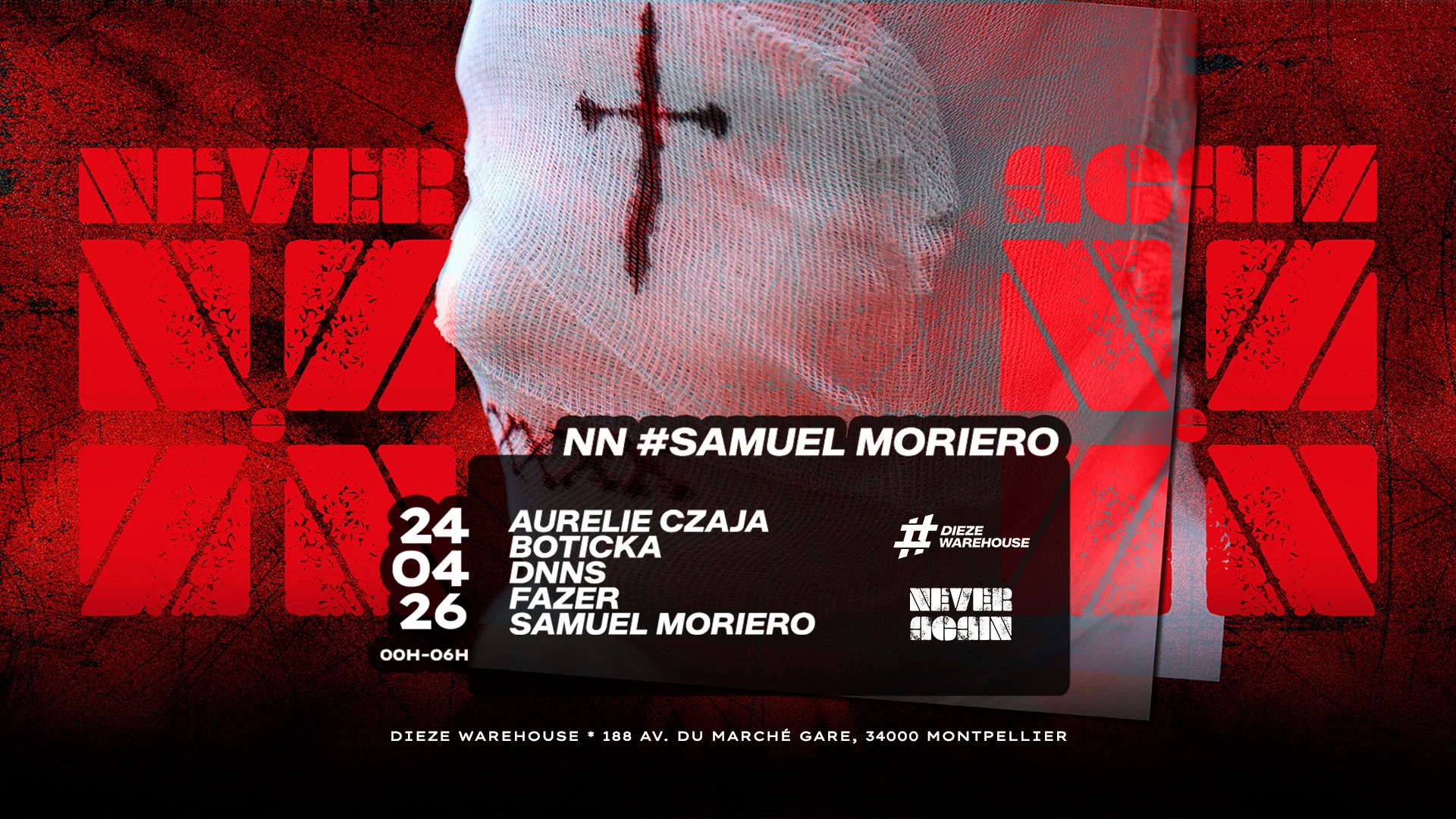 Never Again Invite Samuel Moriero