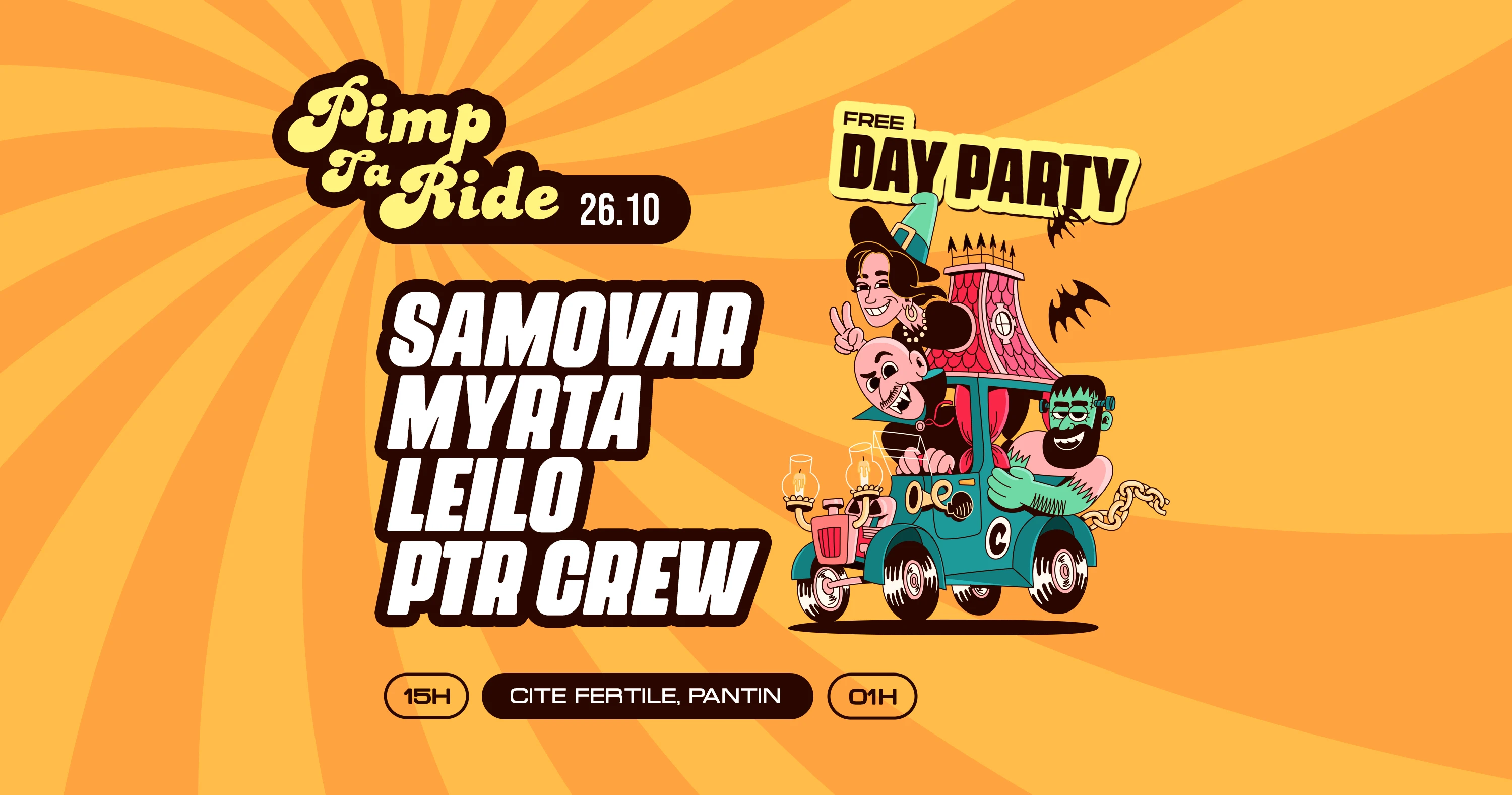 Pimp Ta Ride • Samovar, Myrta, Leilo
