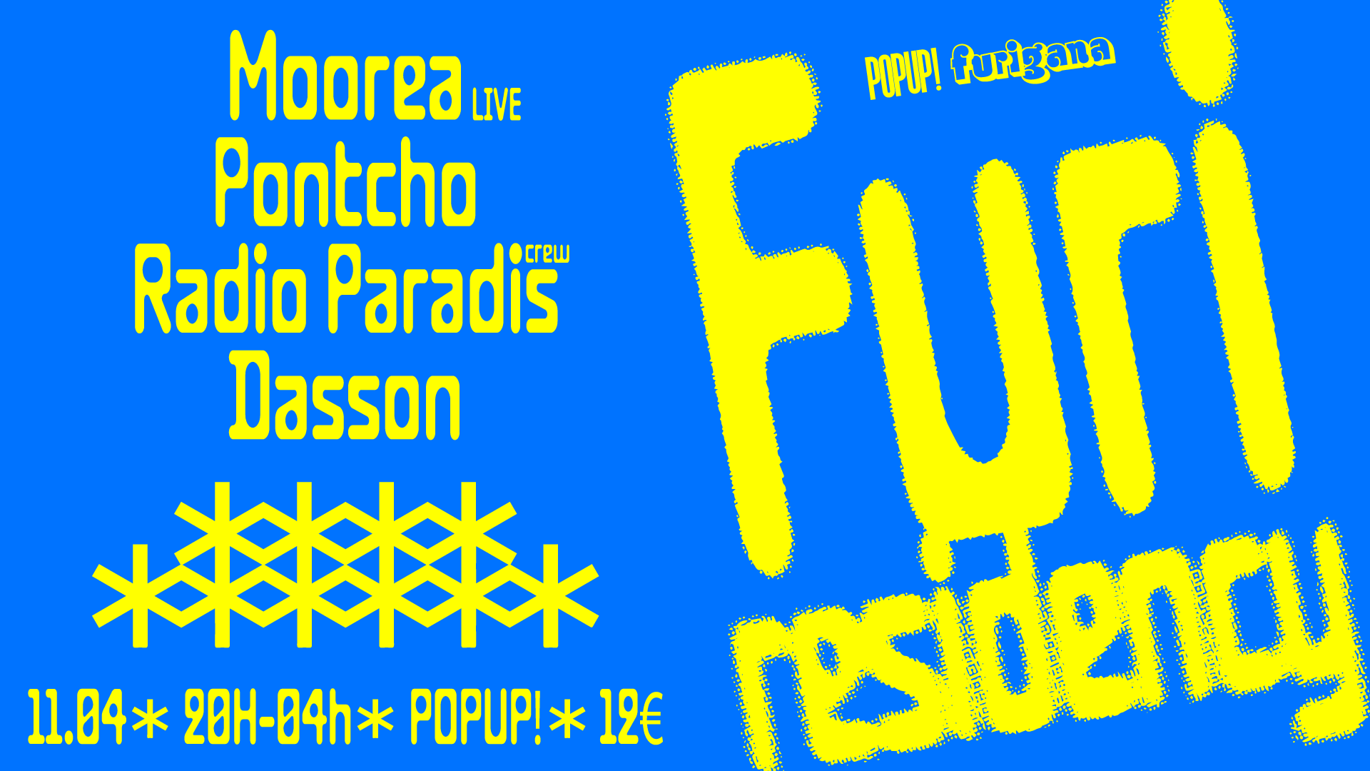 Furi Residency #2 : Moorea, Pontcho, Radio Paradis, Dasson
