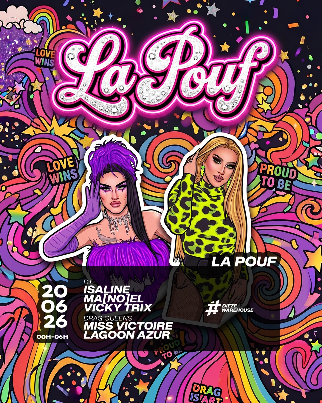 La Pouf - Show Drag Queens (Petite Salle Du Dieze)