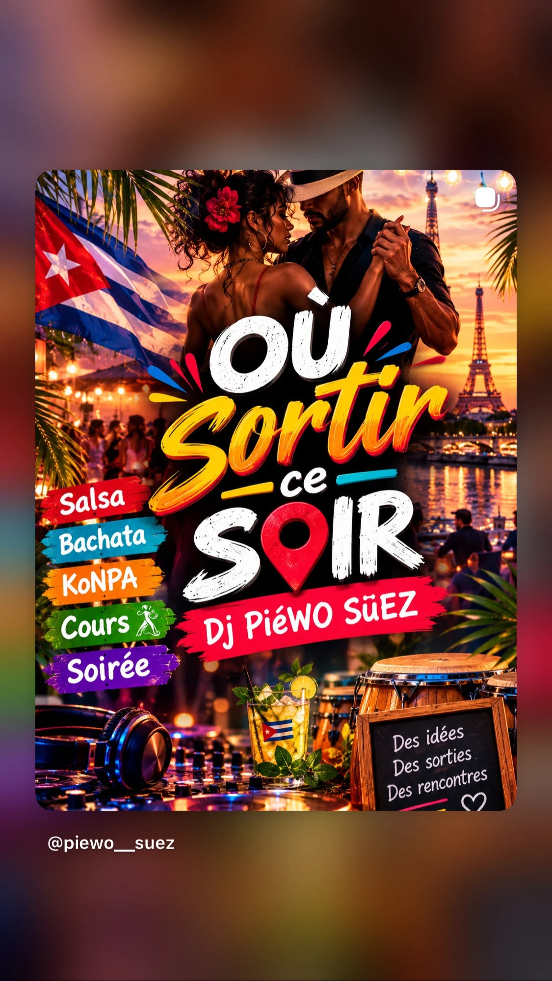 Mardi / Cours & Soirée Salsa Paris
