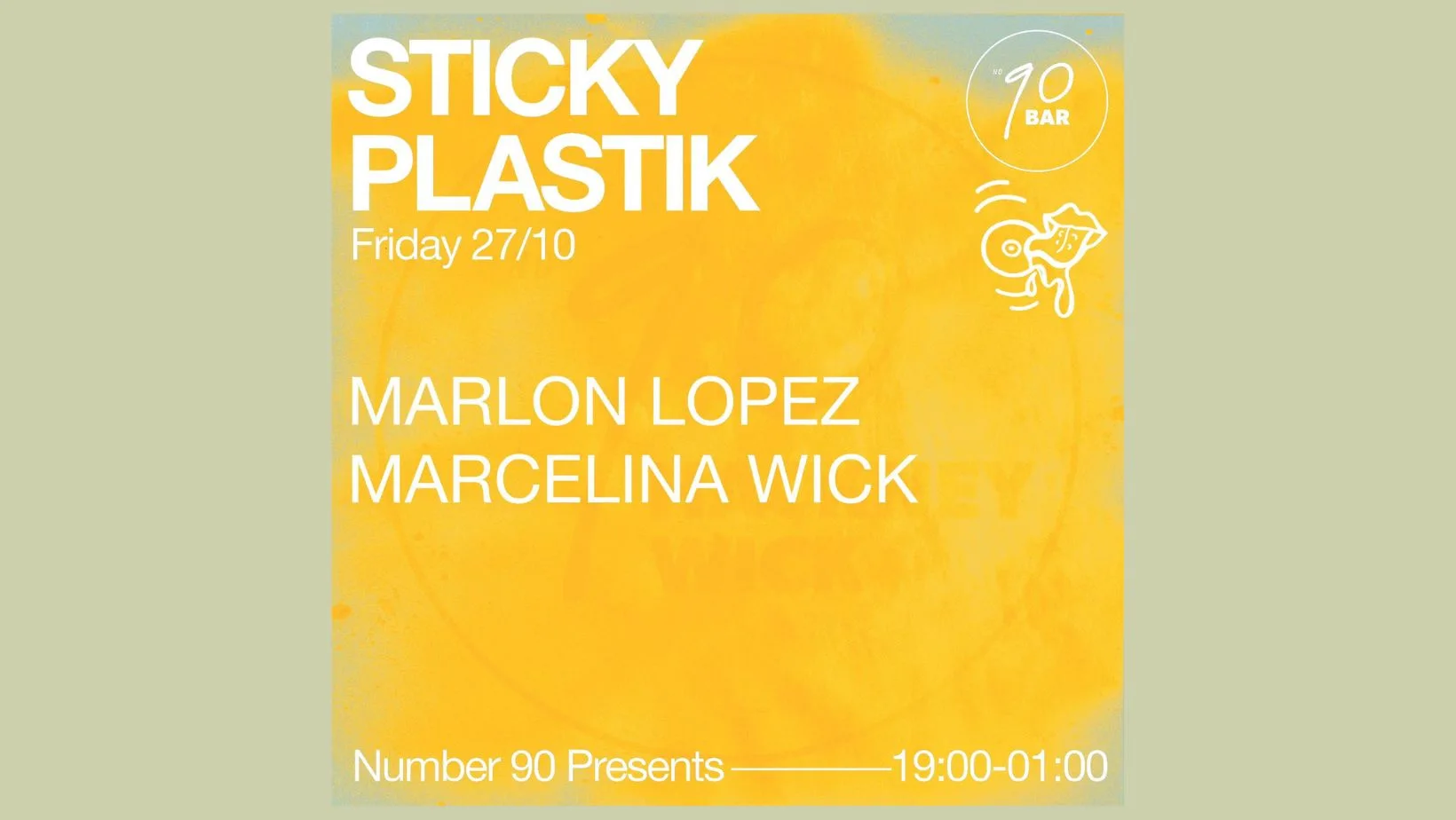 Sticky Plastik Halloween W Marlon Lopez And Marcelina Wick