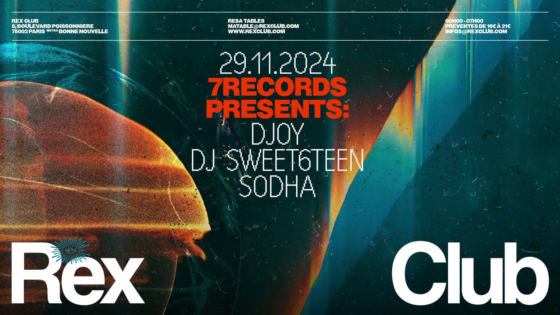 7records Presents: Djoy, Dj Sweet6teen, Sodha