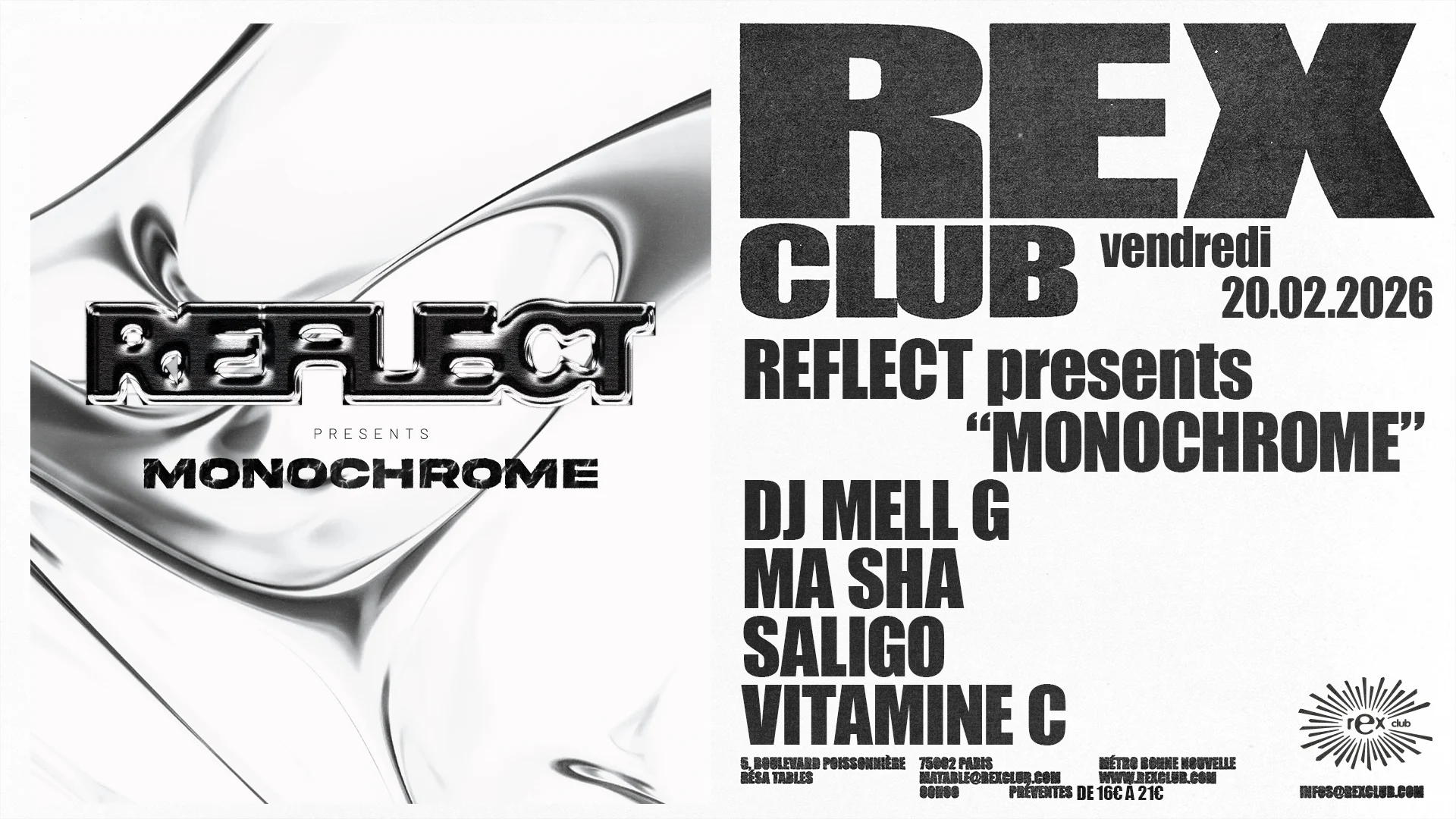 Reflect Presents : Dj Mell G, Ma Sha, Saligo & Vitamine C