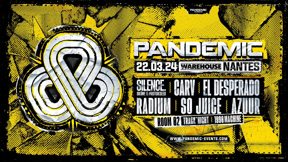 Pandemic - Techno To Hardmusic - Warehouse Nantes