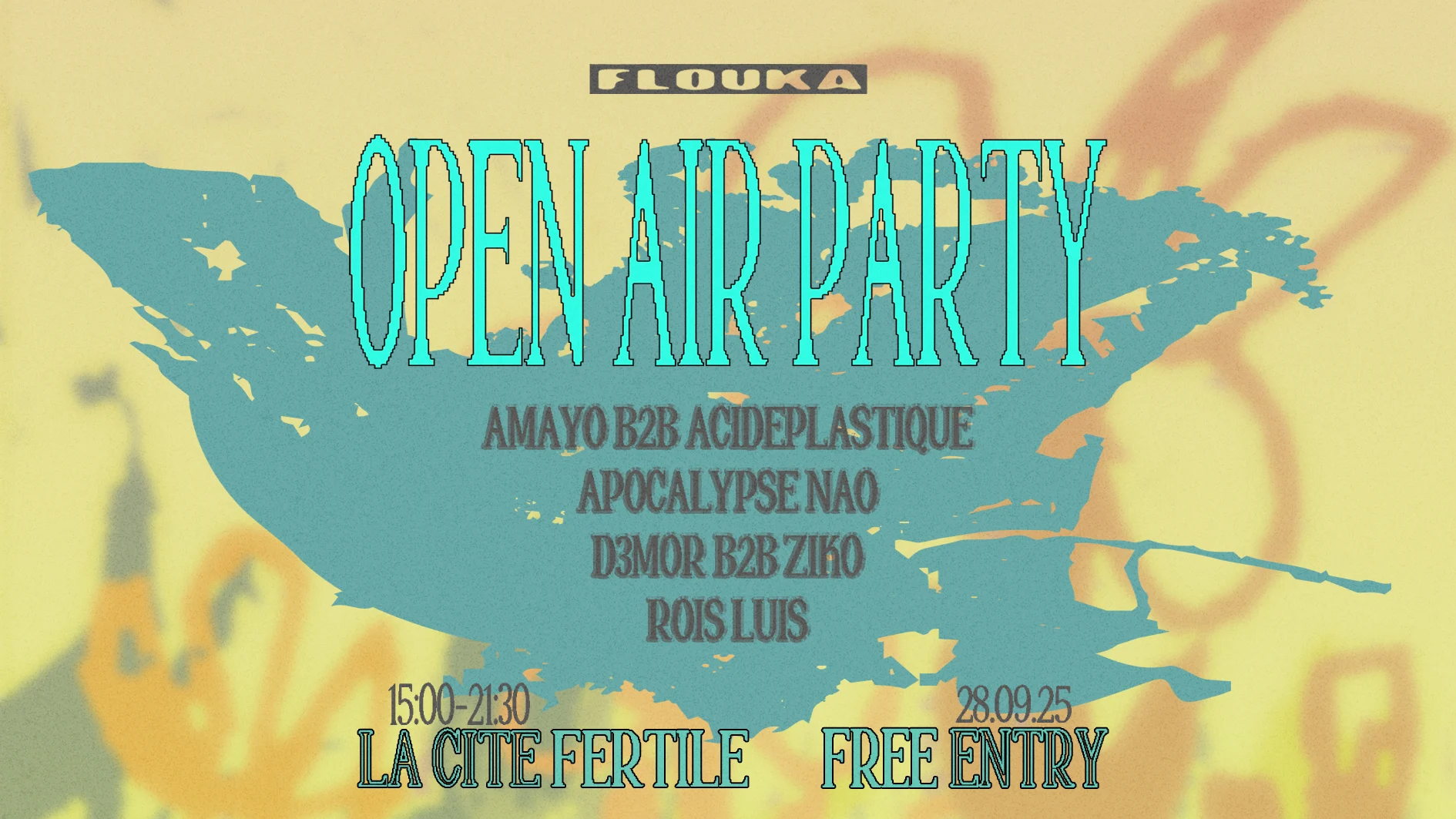 Radio Flouka: Open Air Party - La Cité Fertile