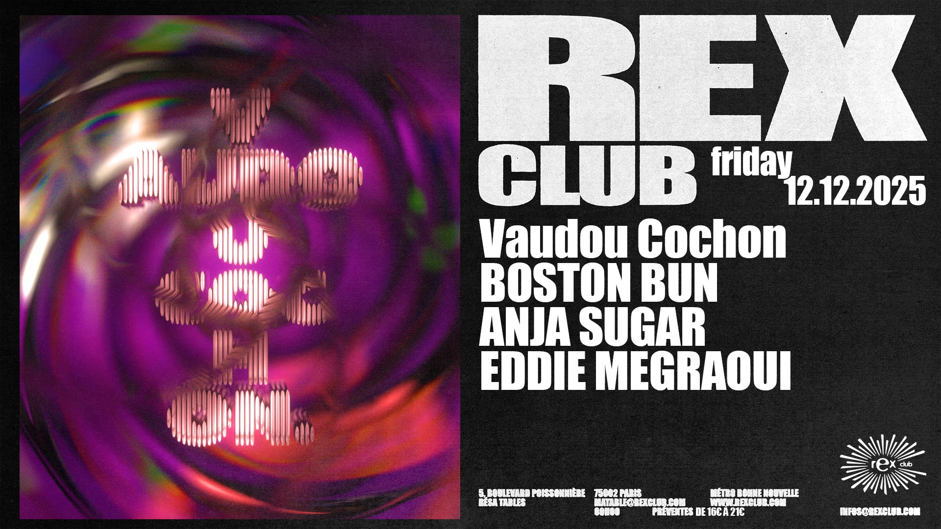 Vaudou Cochon: Boston Bun, Anja Sugar, Eddie Megraoui