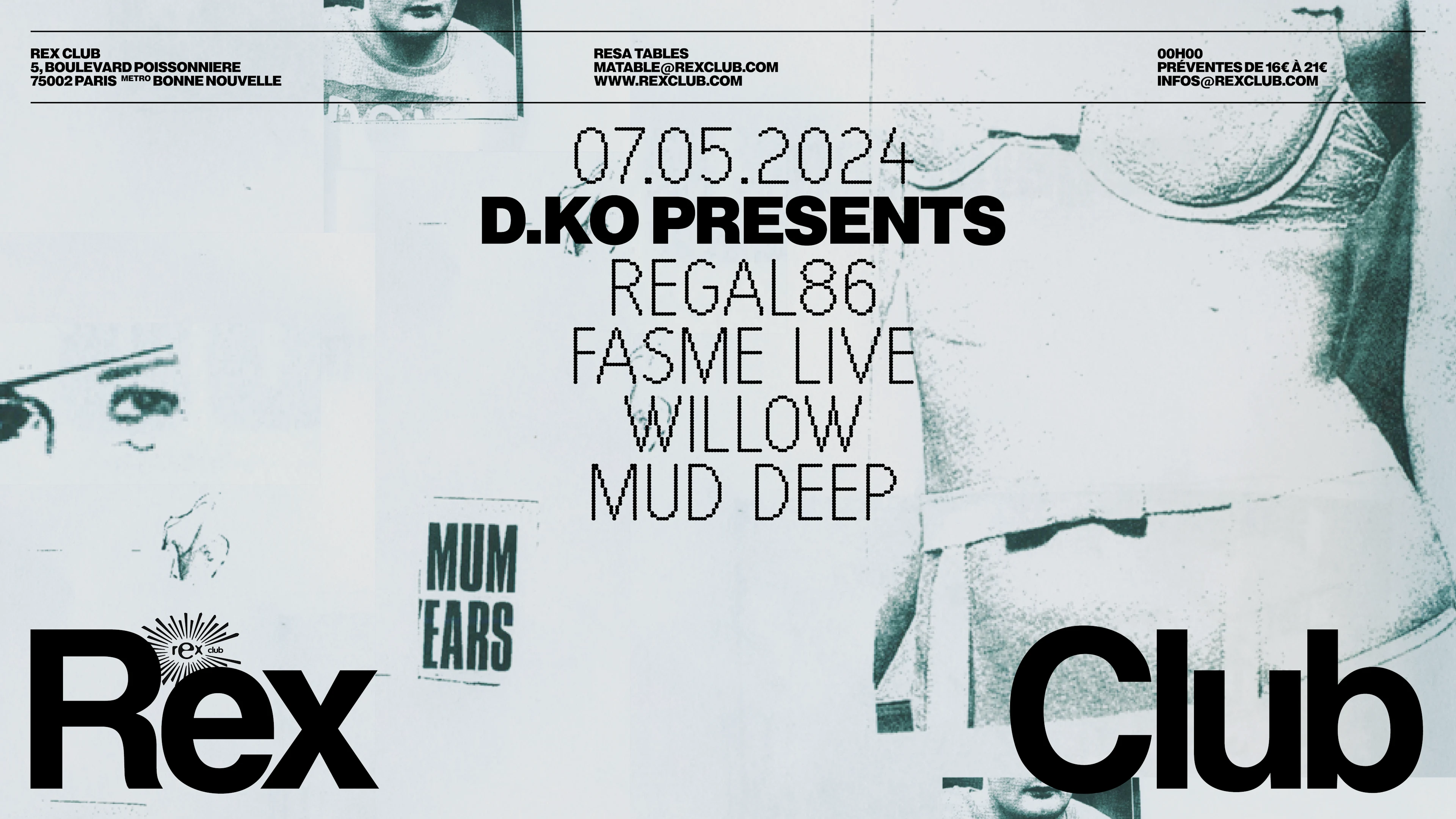 D.Ko Presents: Regal86, Fasme Live, Willow, Mud Deep