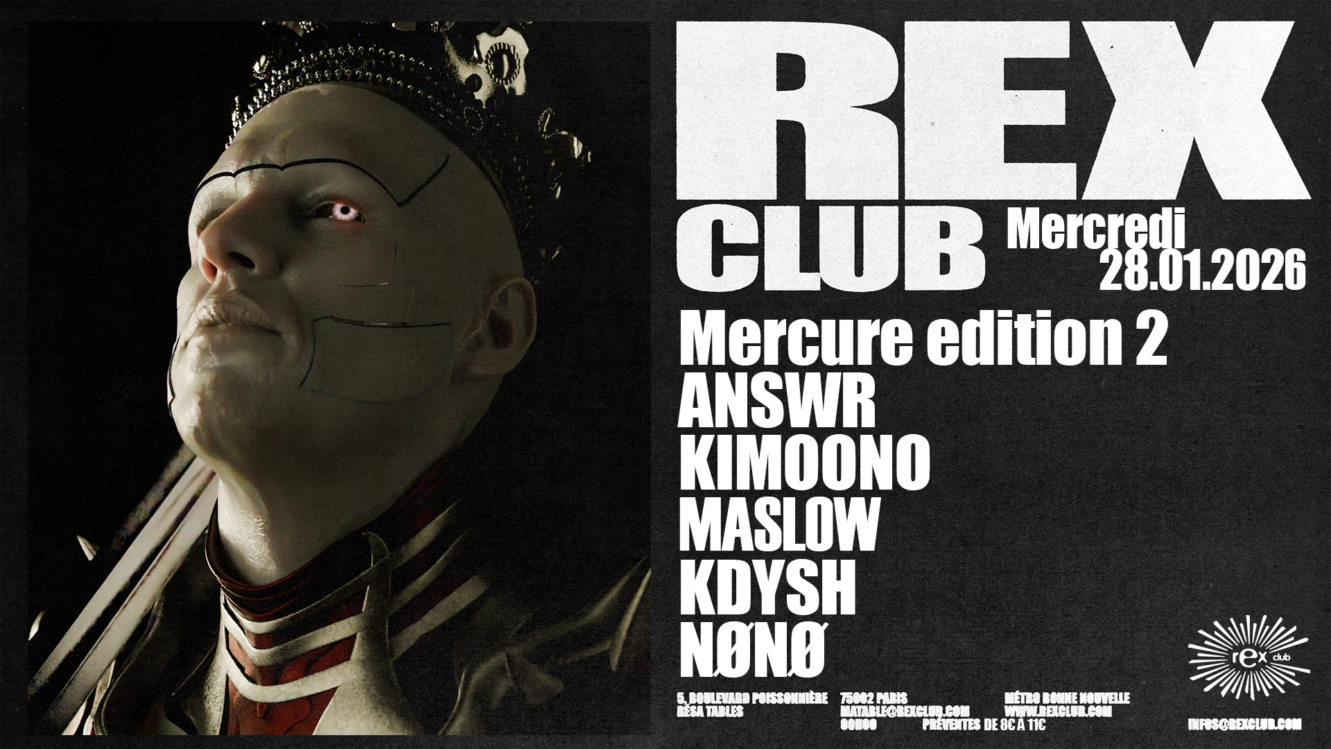 Olympe Rave Mercure Édition 2 Answr, Kimoono, Kdysh & More