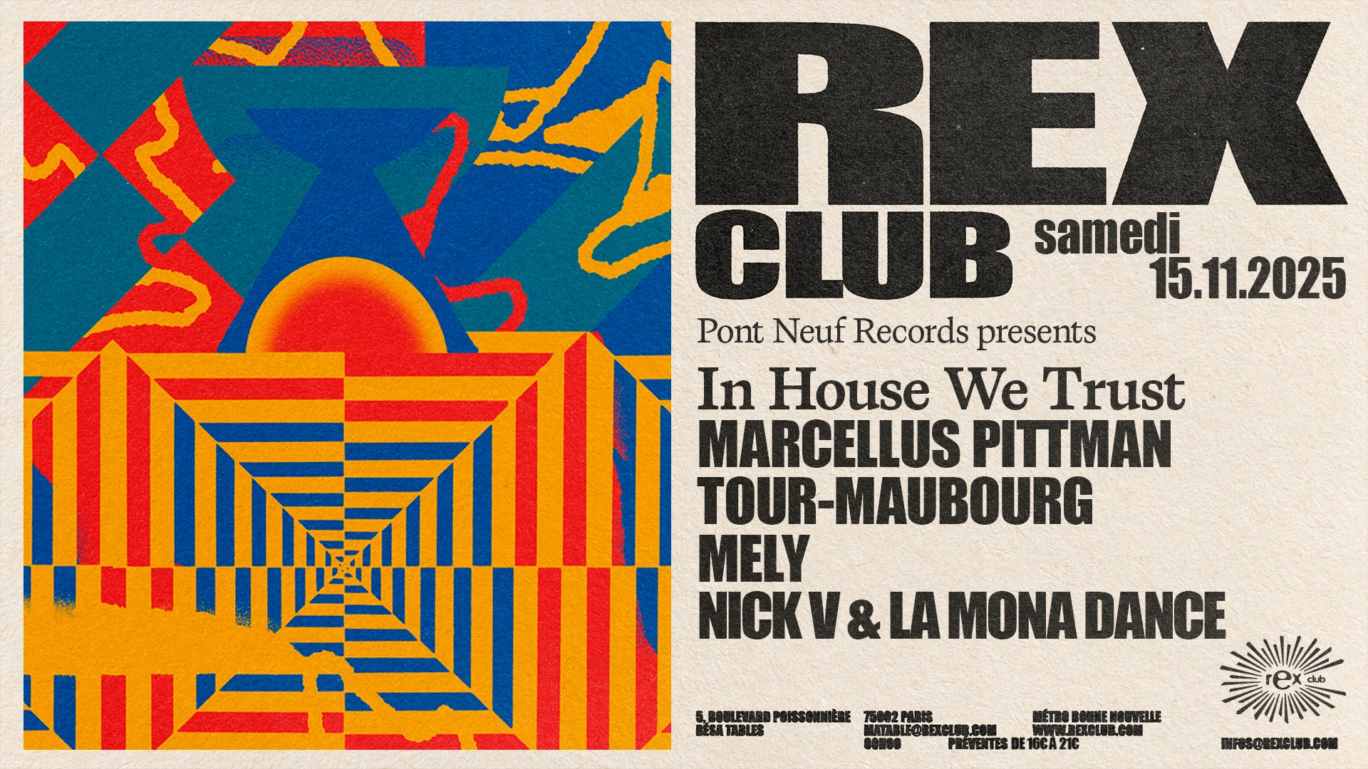 In House We Trust • Marcellus Pittman, Tour-Maubourg & More