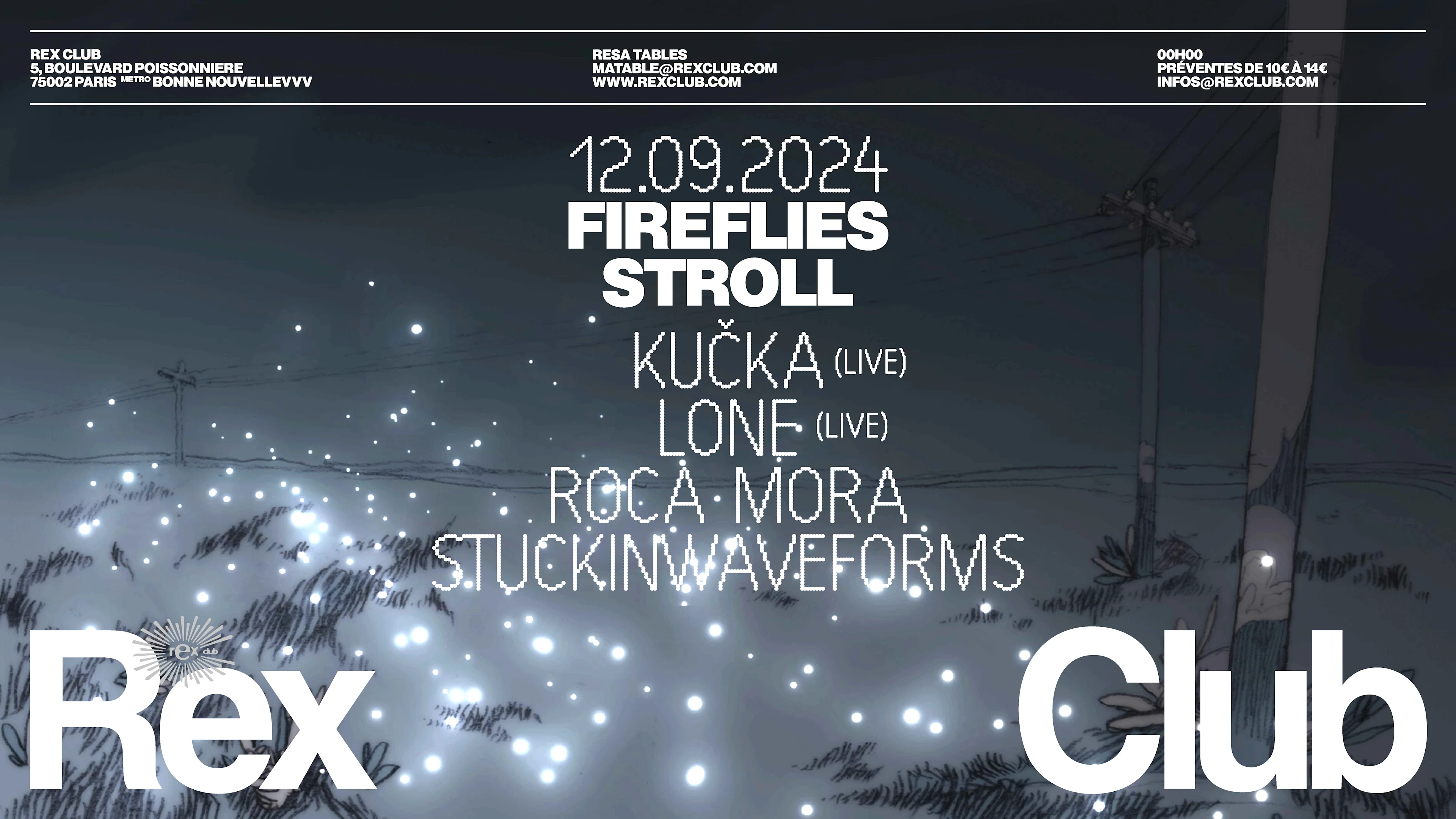 Fireflies Stroll: Kučka Live, Lone Live, Roca Mora, Siwf