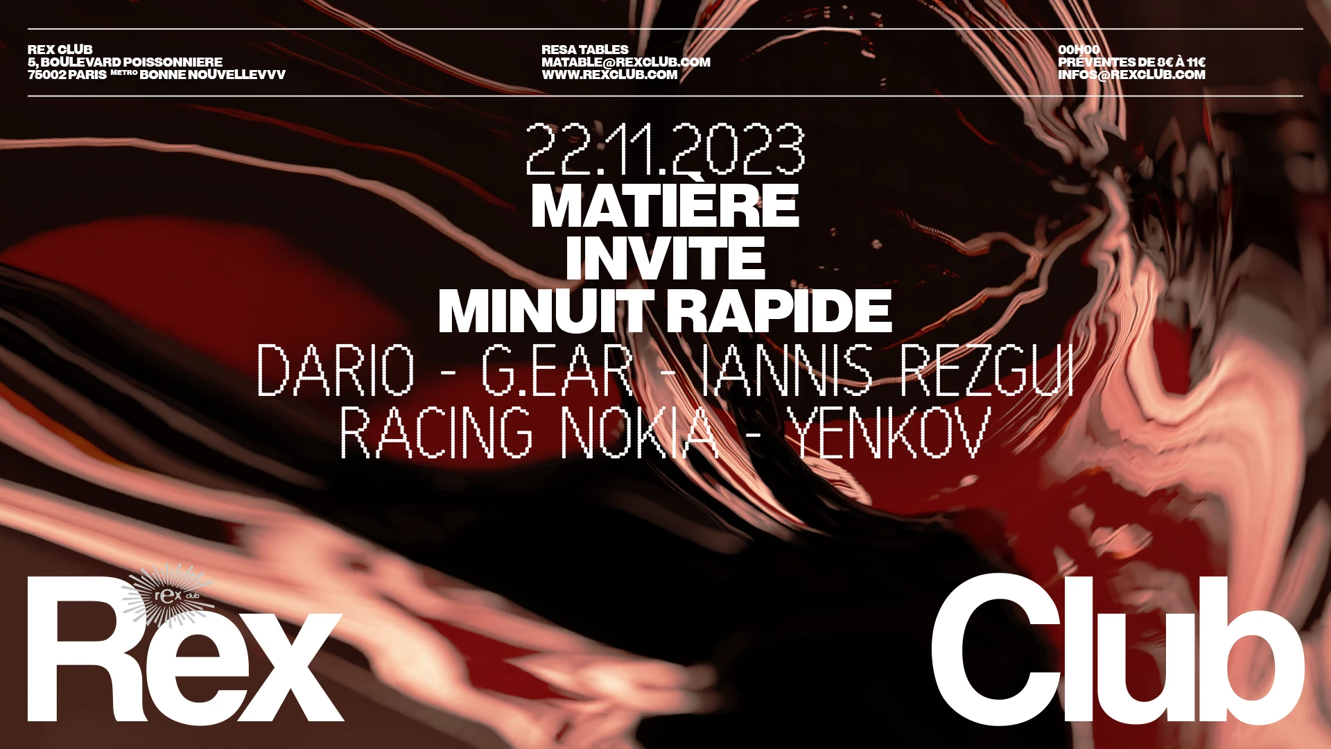 Matière Invite Minuit Rapide: Dario, G.Ear & More