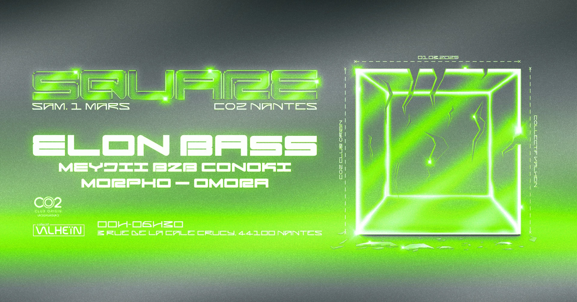Square By Valheïn X Co2 Club Origin