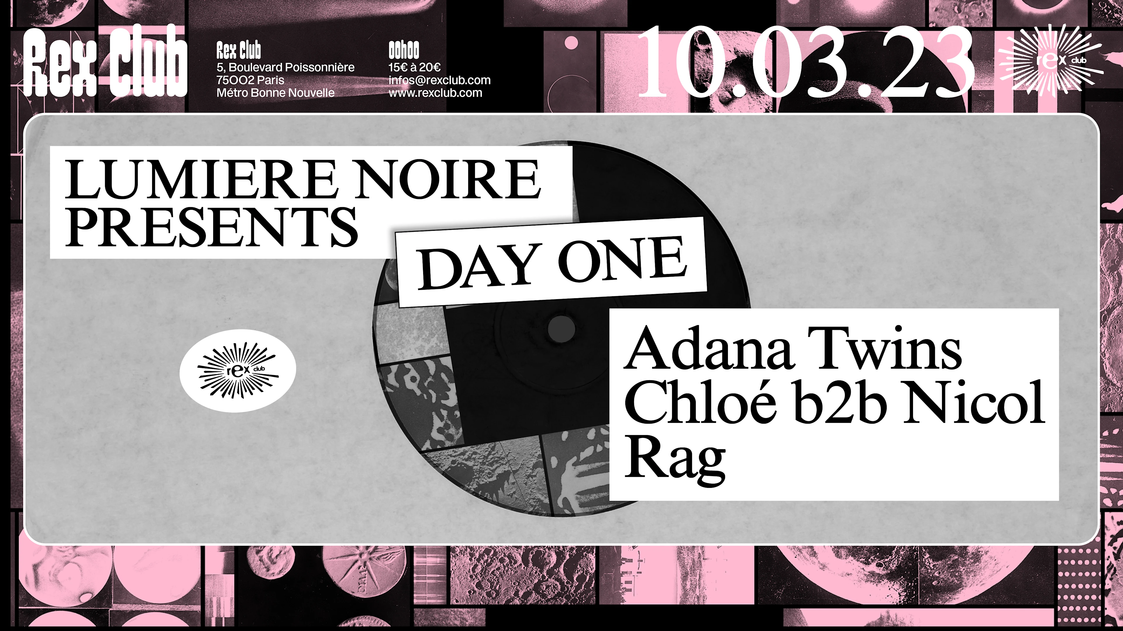 Lumière Noire Day1: Adana Twins, Chloé B2b Nicol, Rag 