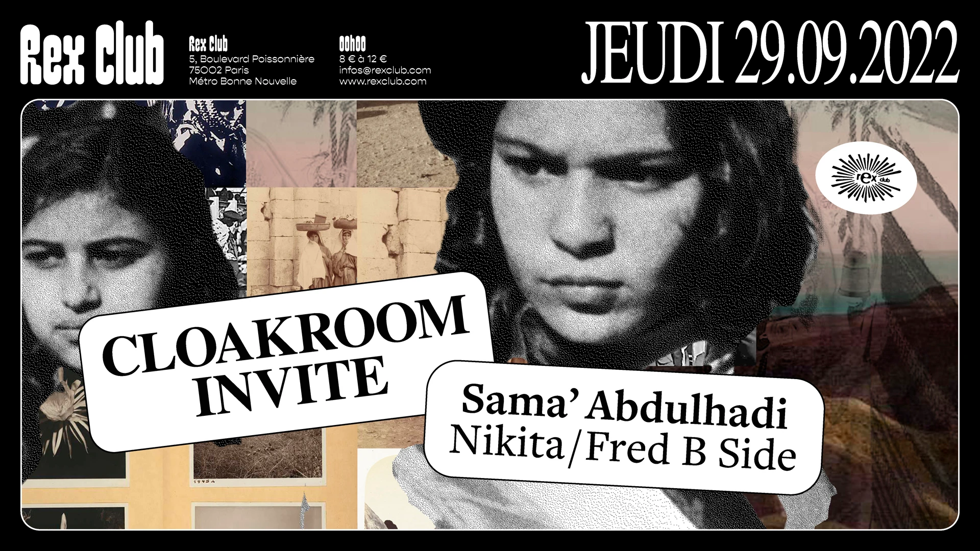 Cloakroom Invite: Sama' Abdulhadi, Nikita, Fred B Side