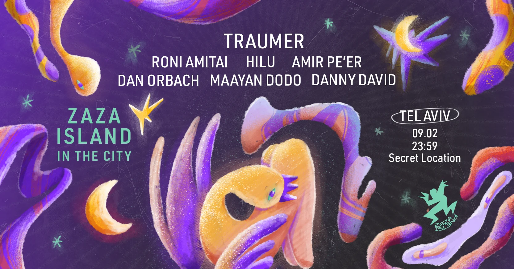 Zaza Island In The City W/ Traumer