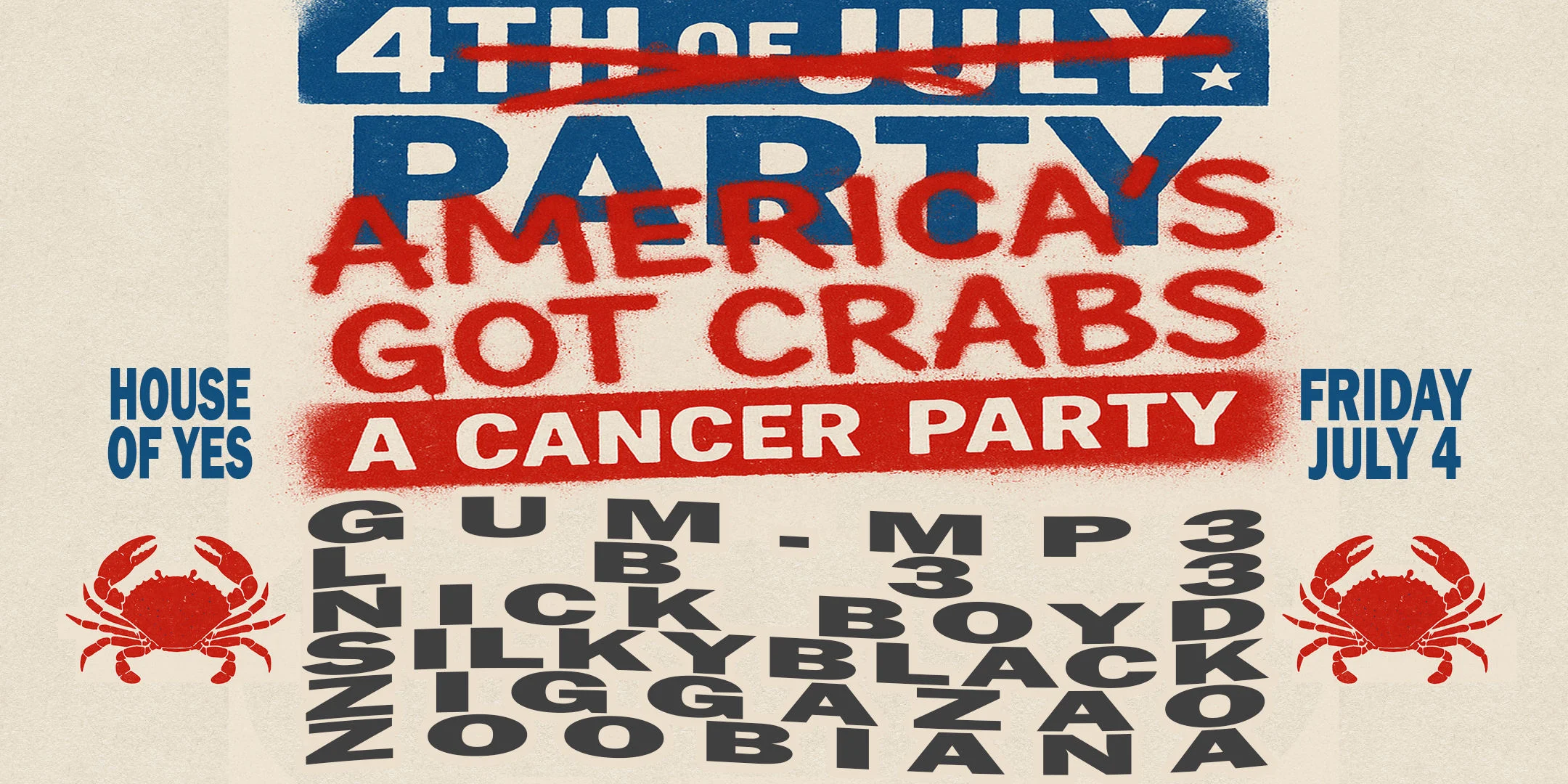 America's Got Crabs: A Cancer Party W/ Gum.Mp3 • Zoobiana ++