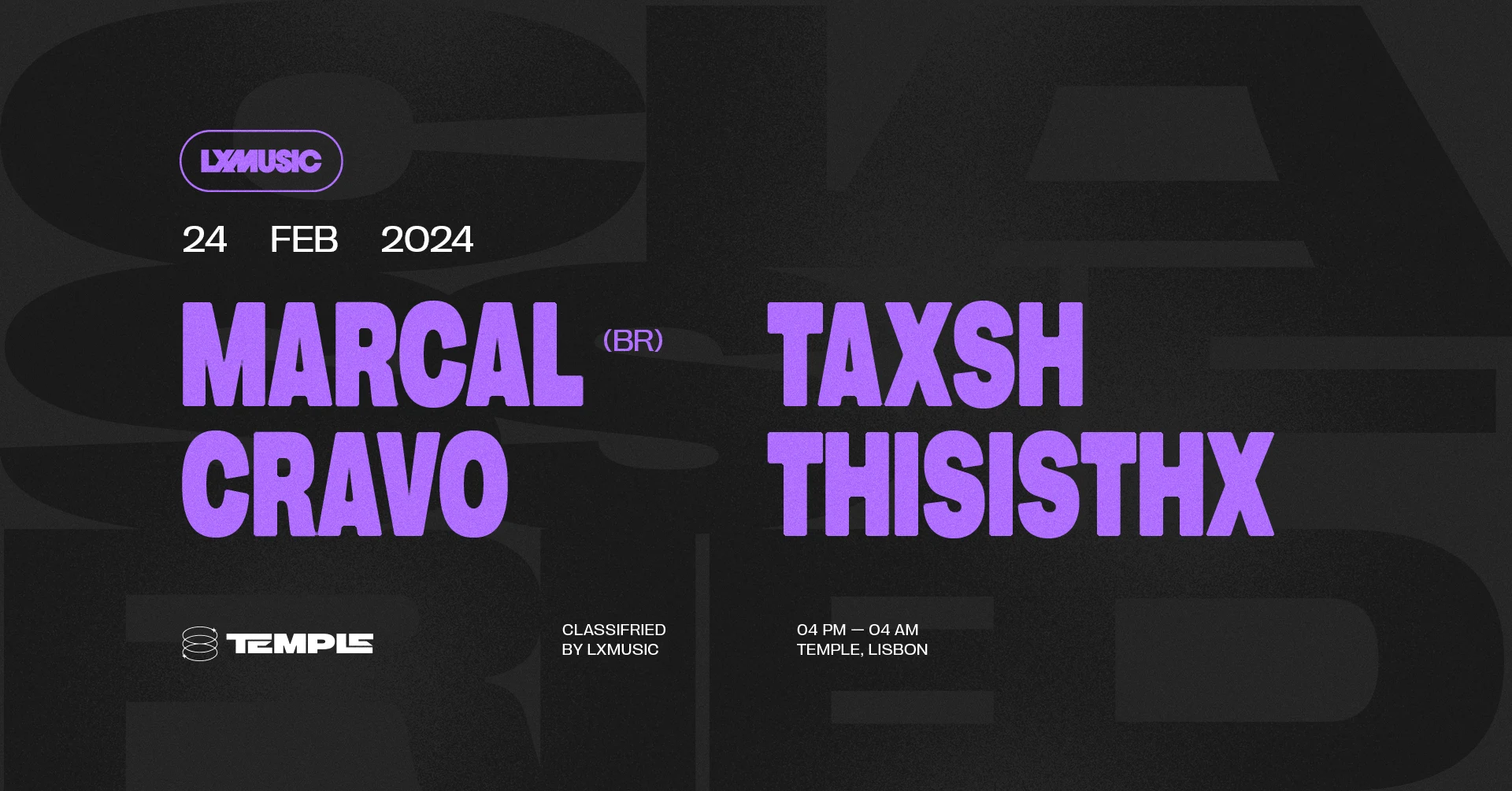 Classifried By Lxmusic Presents Marcal (Br)