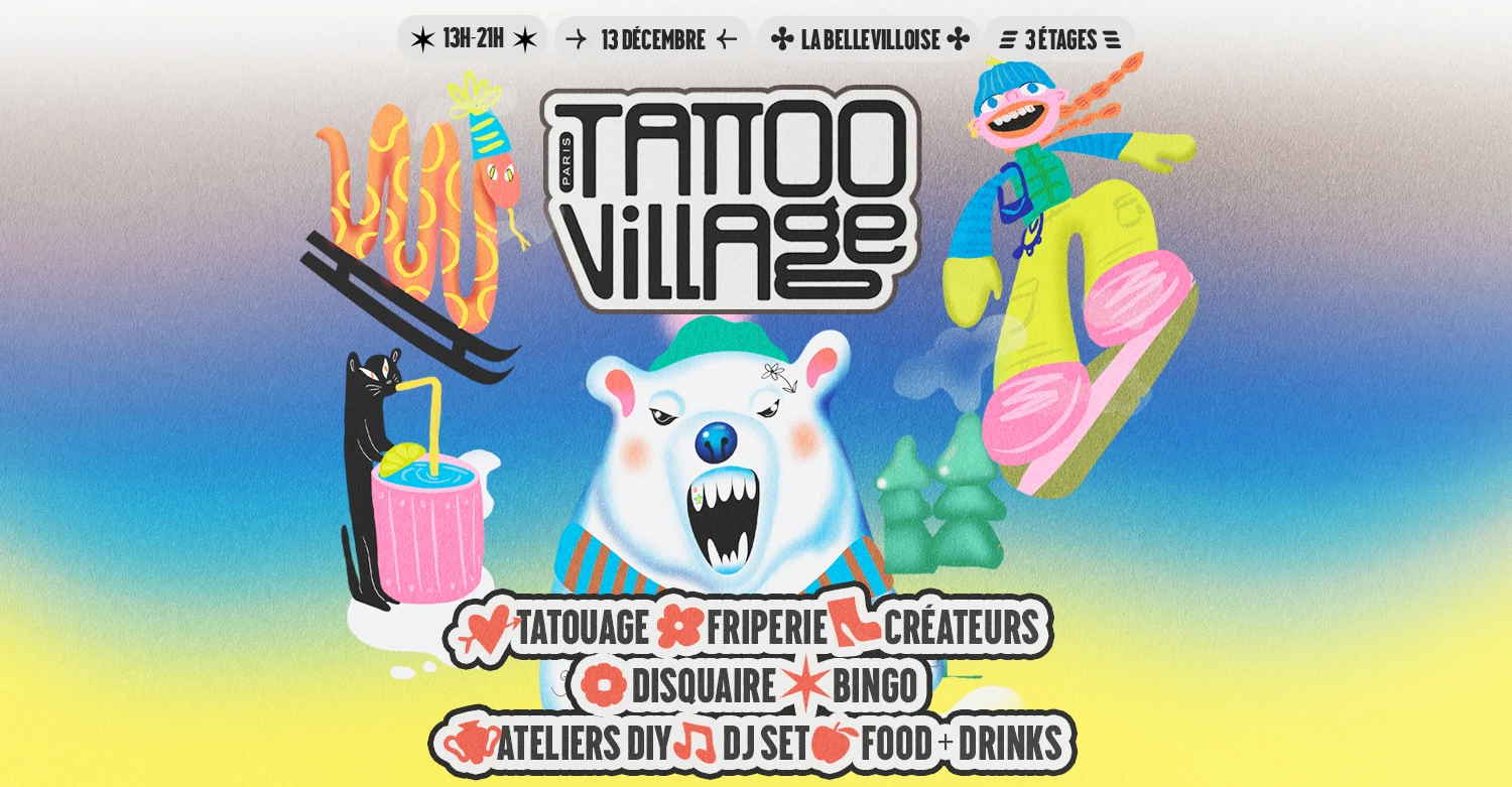 Tattoo Village ❄ December Edition | 13.12.26