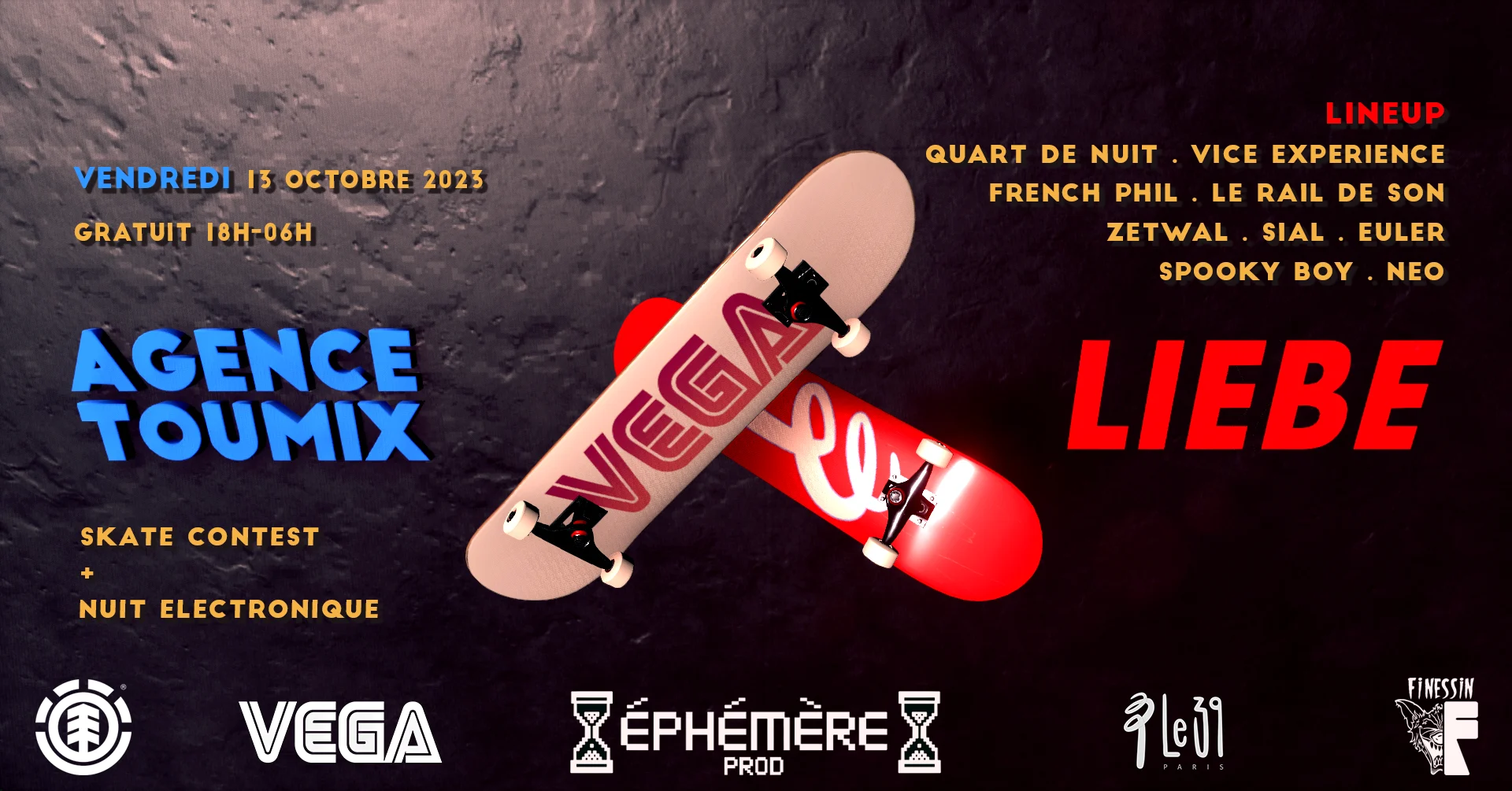 La Rentrée Des Crasses: Skate Contest+Nuit Electronique