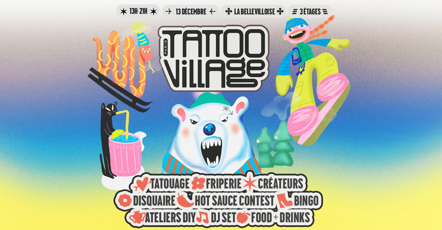 Tattoo Village ❄ December Edition | 13.12.26