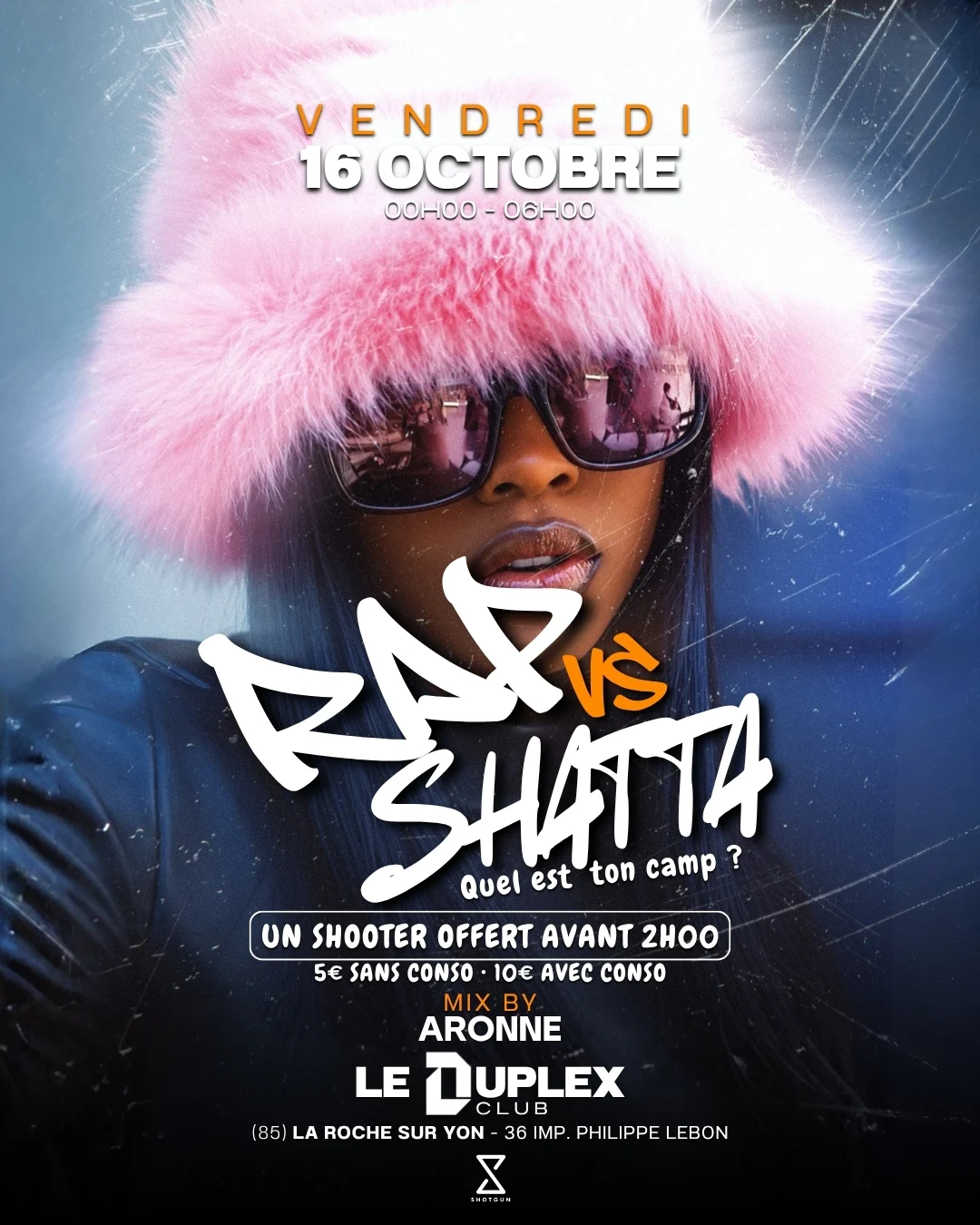 Ven 16 Oct - Rap Vs Shatta