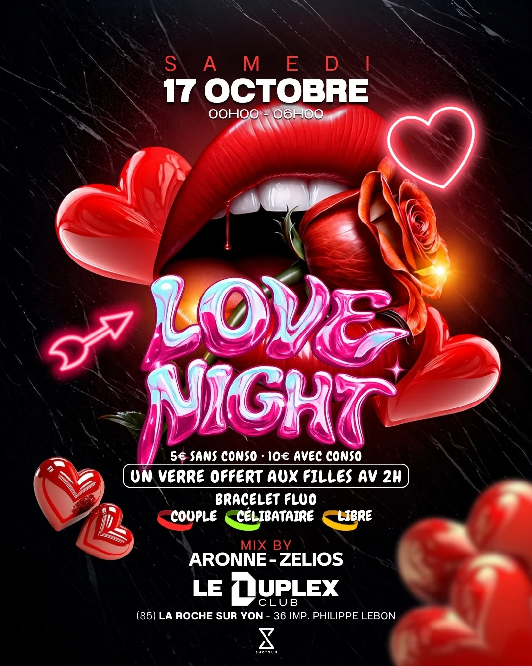 Sam 17 Oct - Love Night