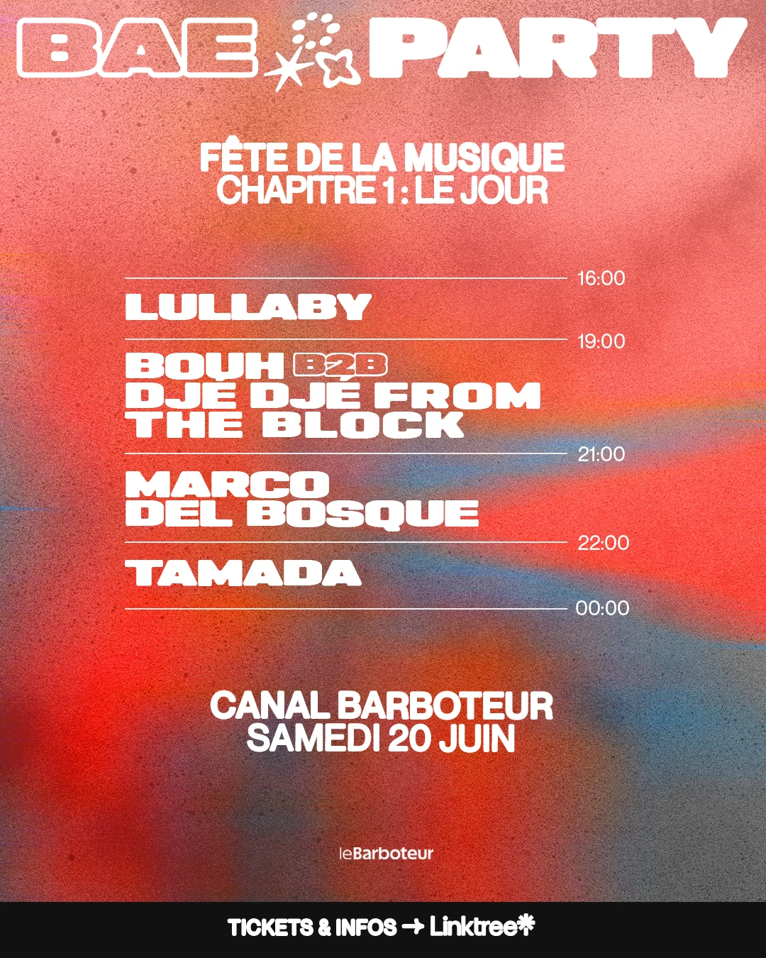 Bae Party : 20h De Son Pour La Fdlm - Le Jour (1/3)