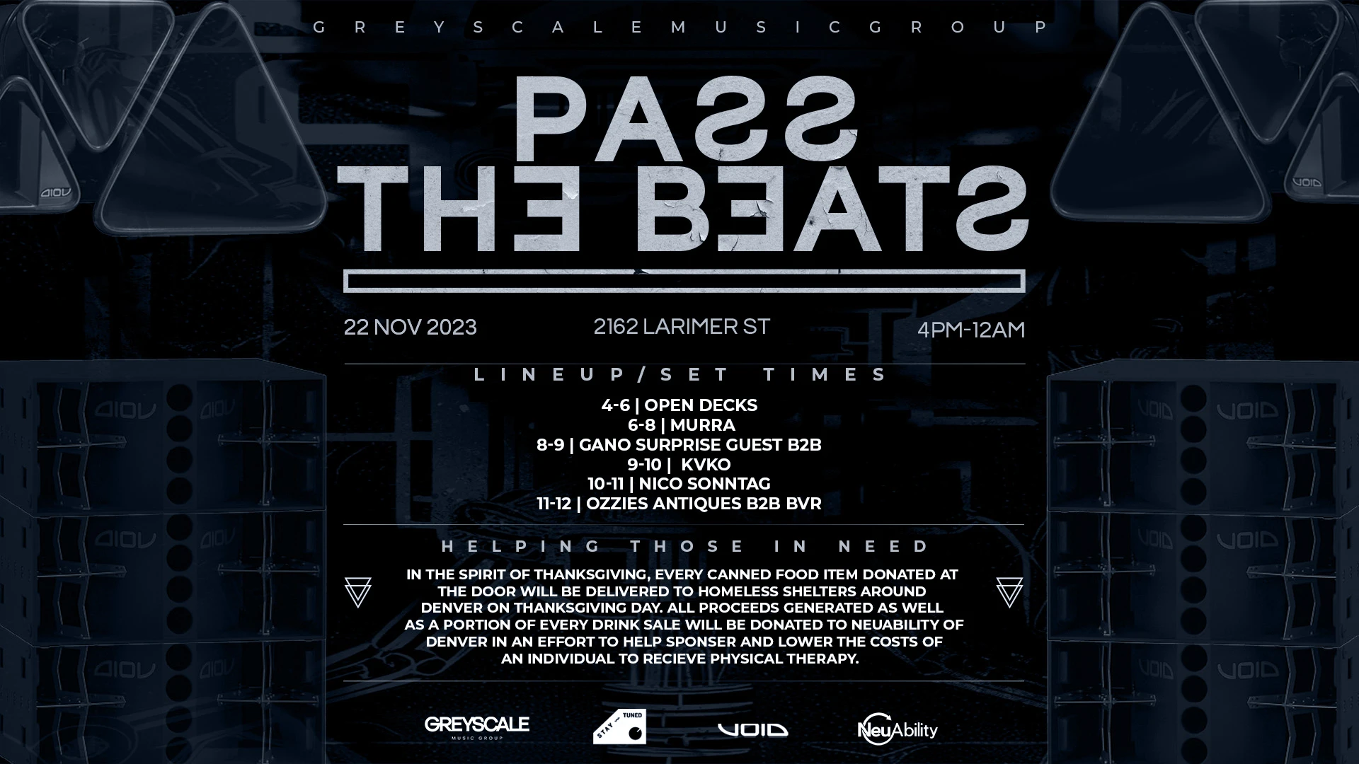 Pass The Beats: A Philanthropic Event
