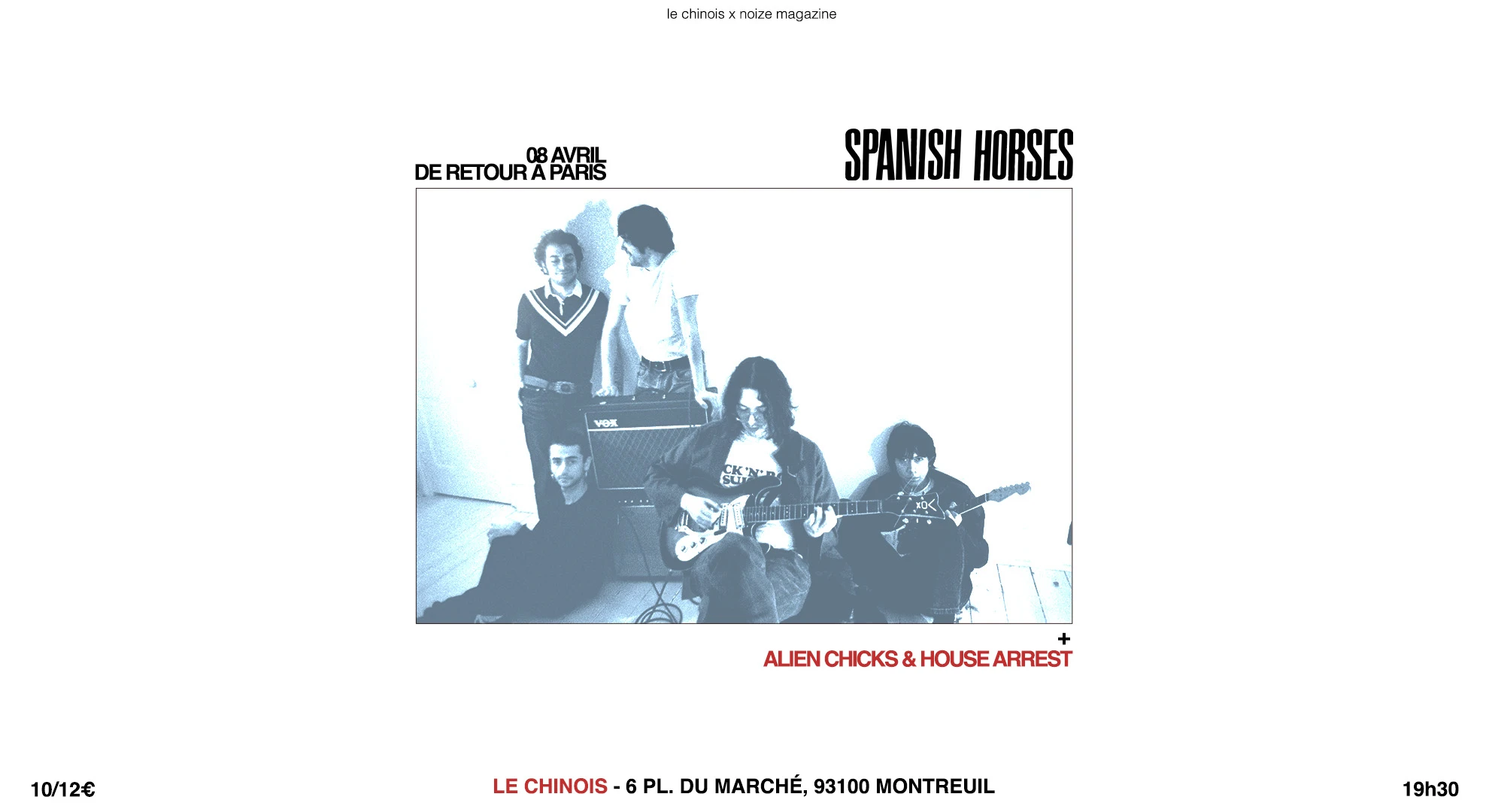 Spanish Horses + Alien Chicks + House Arrest