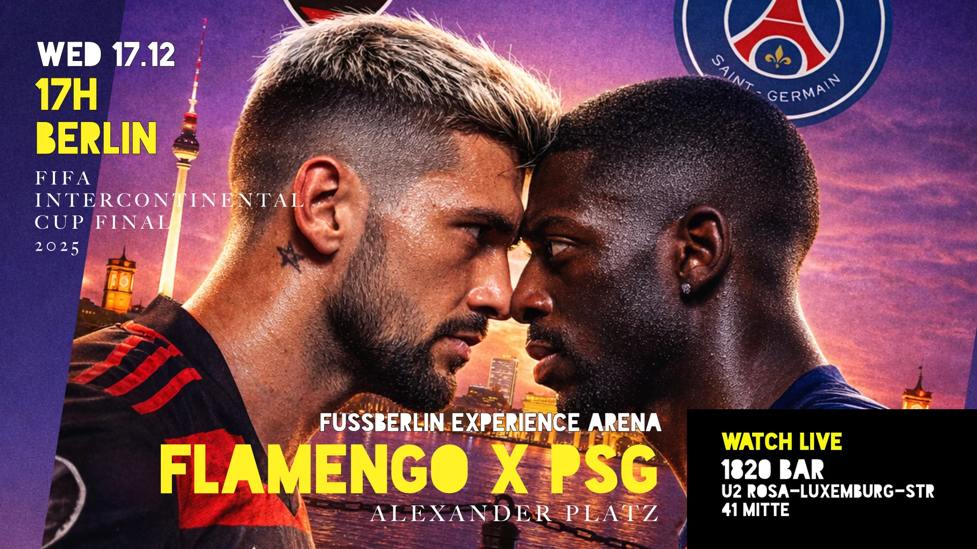 Flamengo X Psg - Lugar Novo - Mundial Final Arena