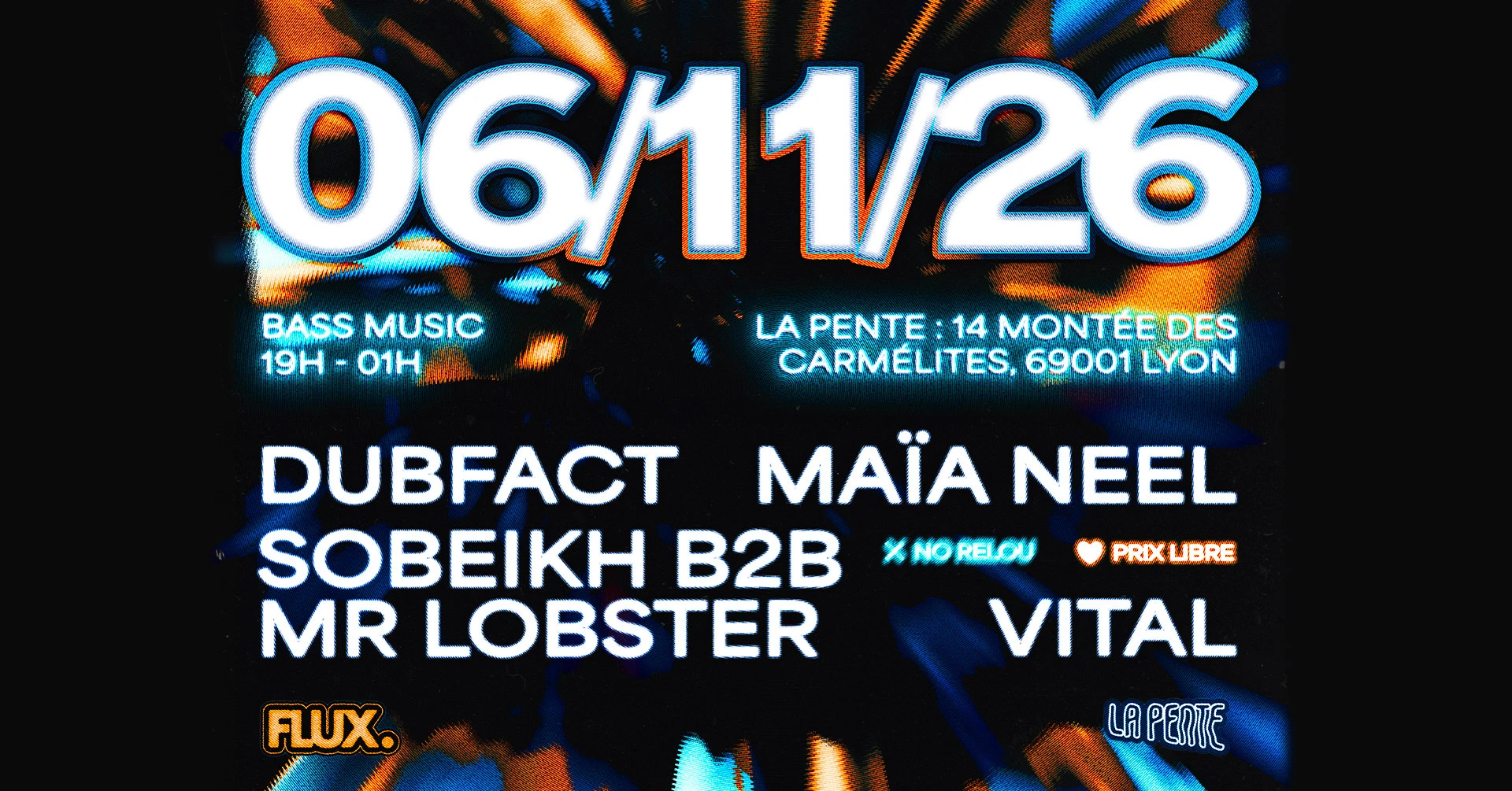 Flux. #2 Invite Maia Neel, Dubfact, Vital, & More